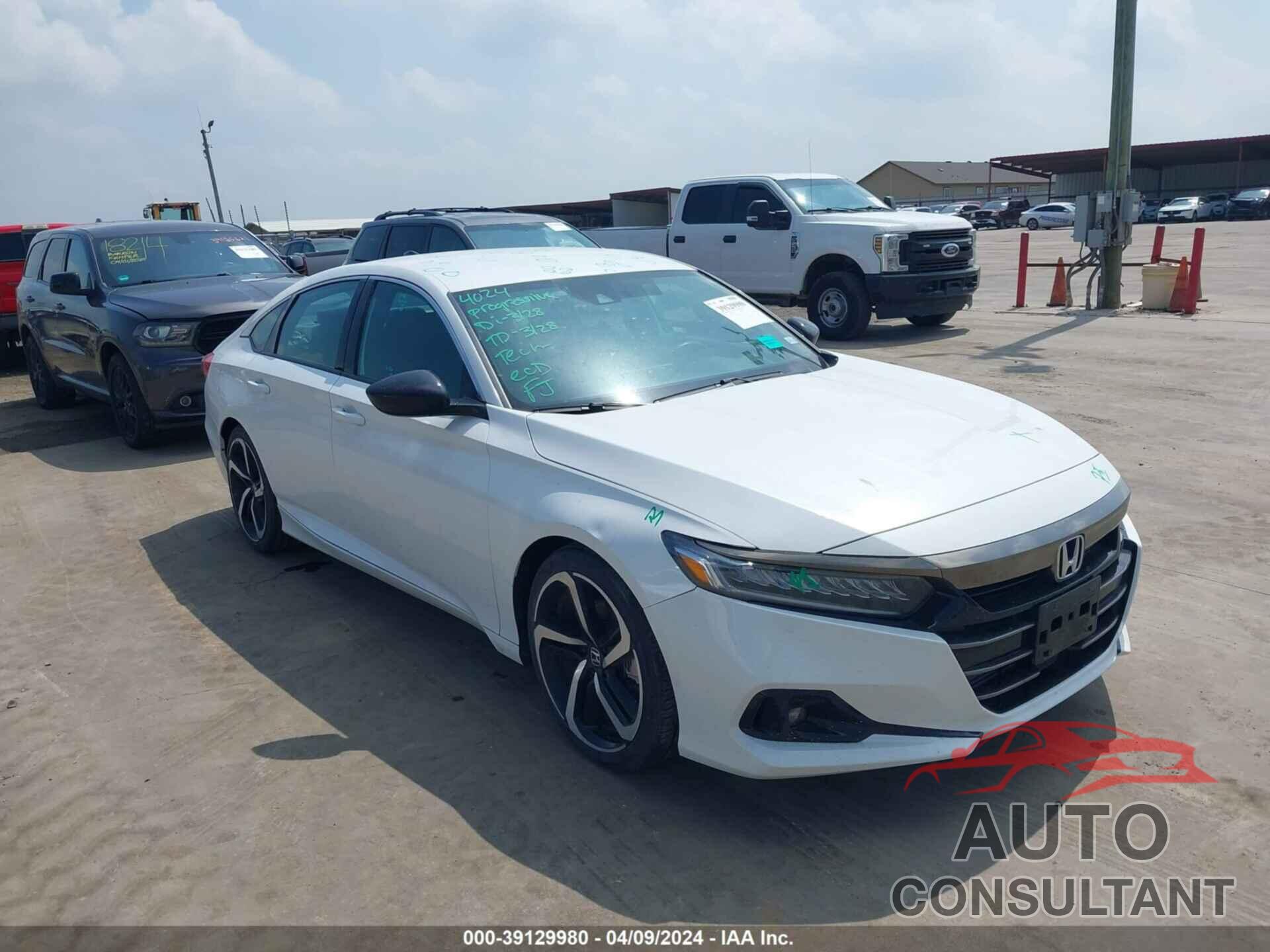 HONDA ACCORD 2022 - 1HGCV1F34NA049775