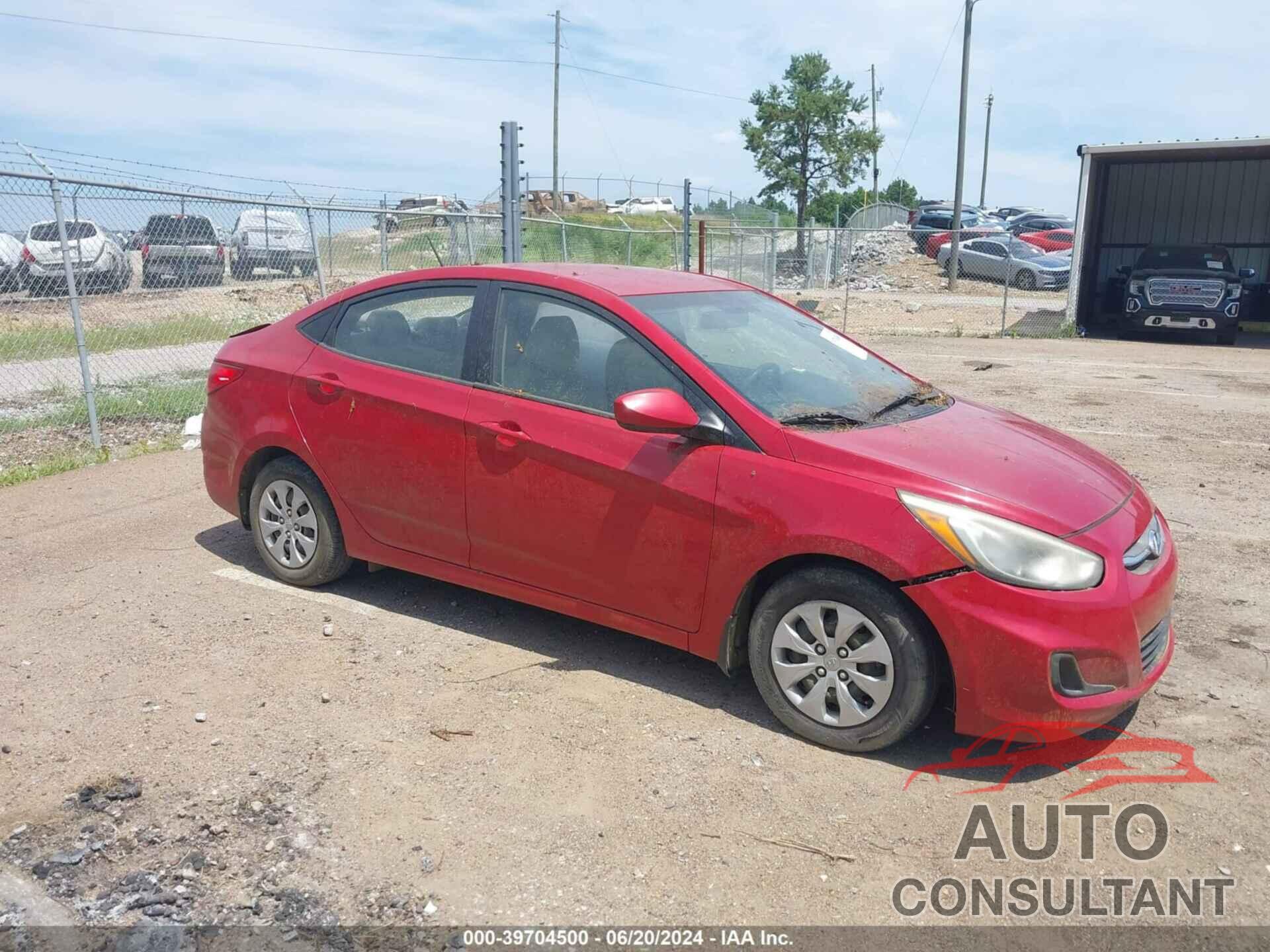 HYUNDAI ACCENT 2016 - KMHCT4AE3GU160233