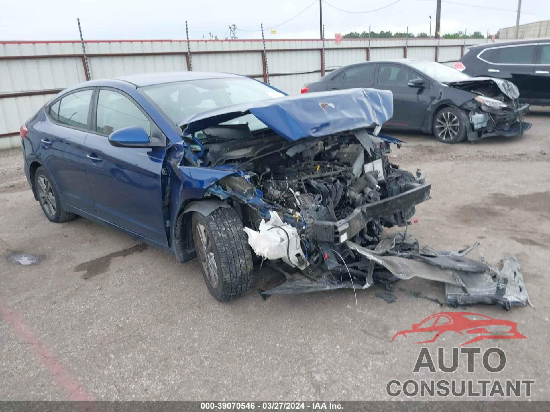 HYUNDAI ELANTRA 2018 - 5NPD84LF2JH220987