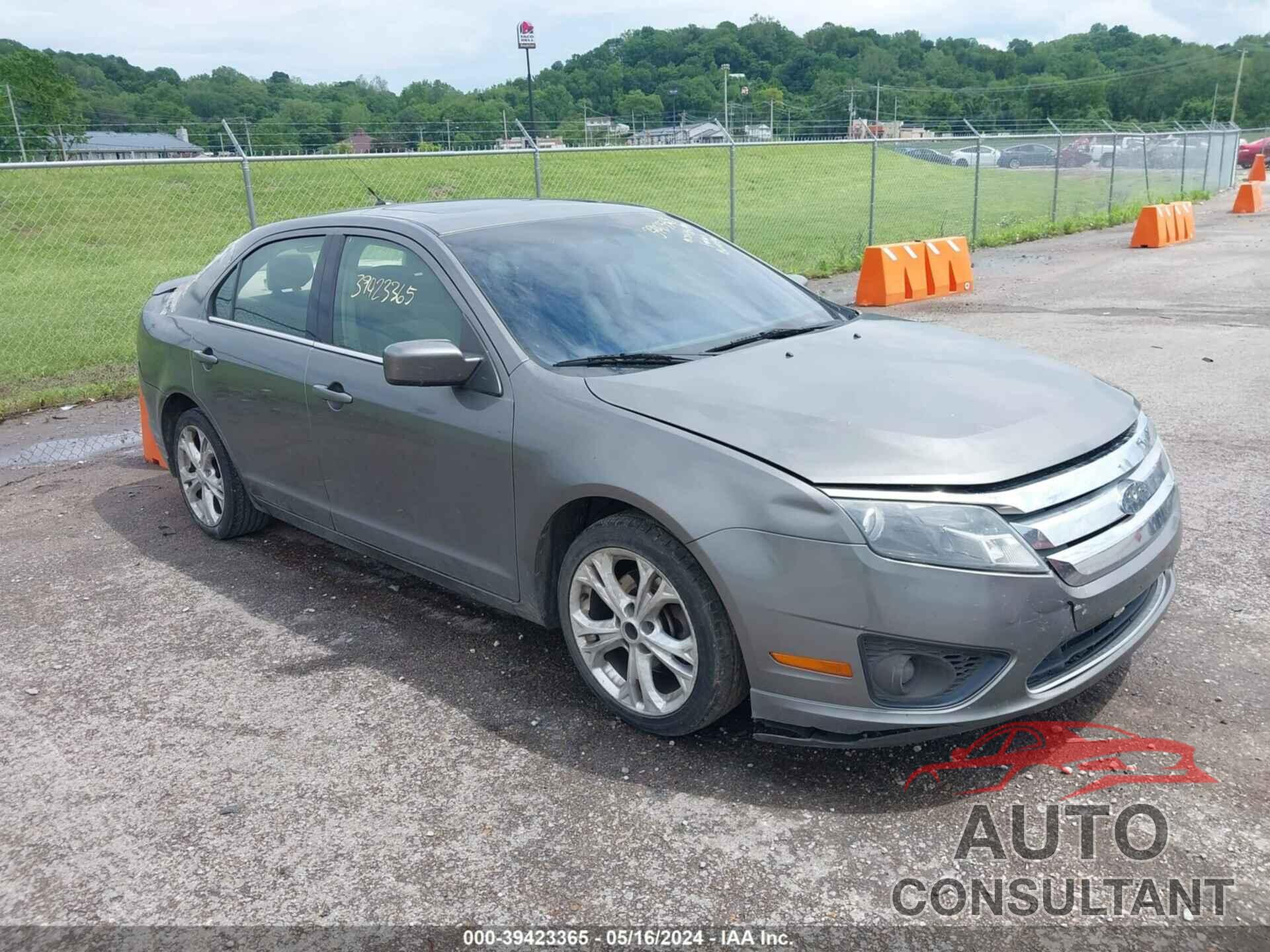 FORD FUSION 2012 - 3FAHP0HA9CR186594