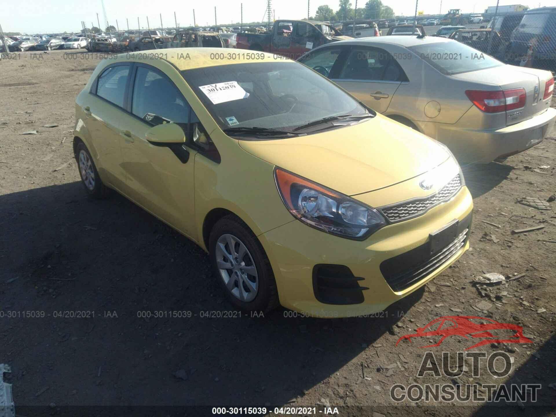 KIA RIO 2016 - KNADM5A37G6597230