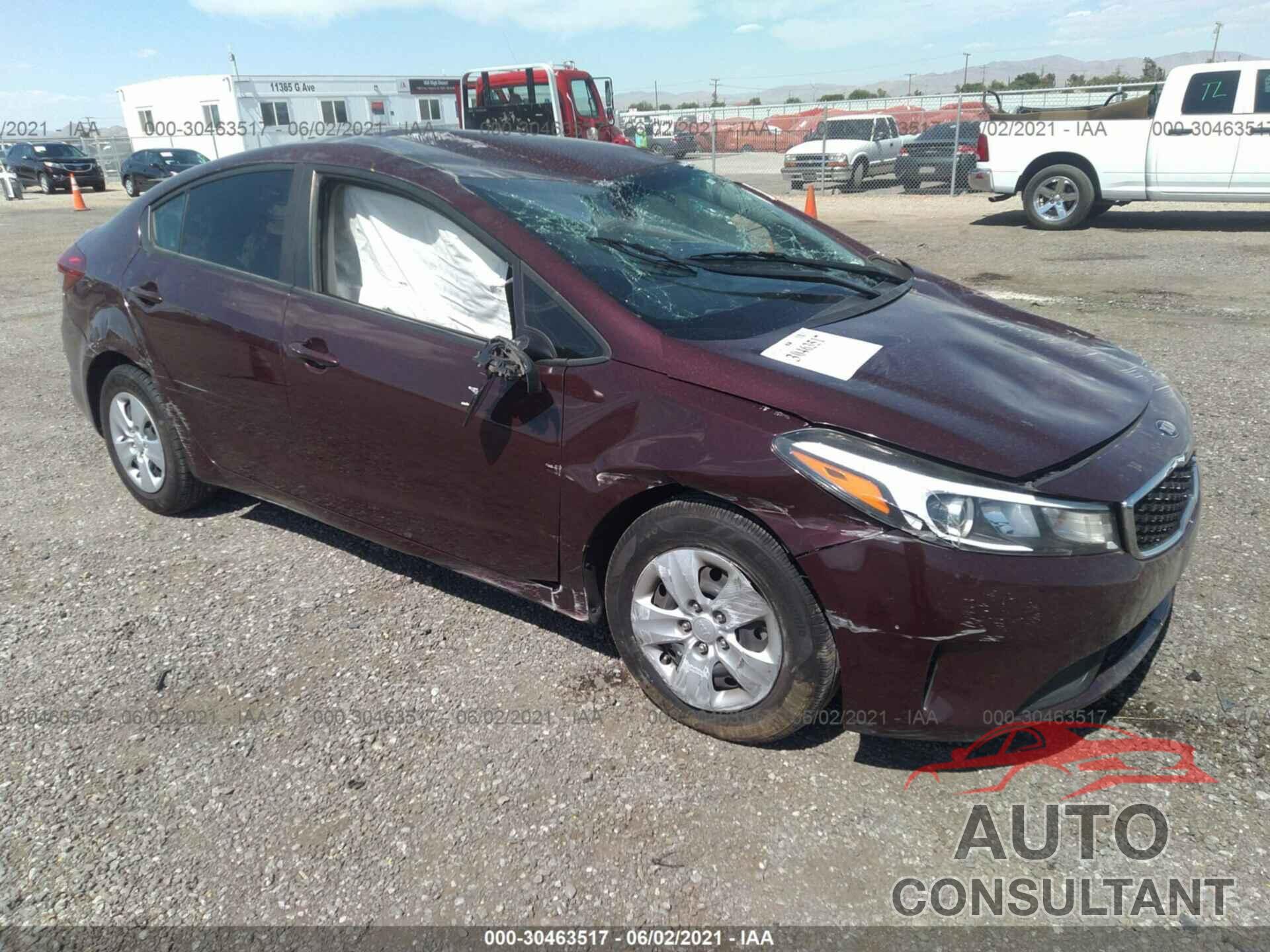 KIA FORTE 2017 - 3KPFK4A79HE118817