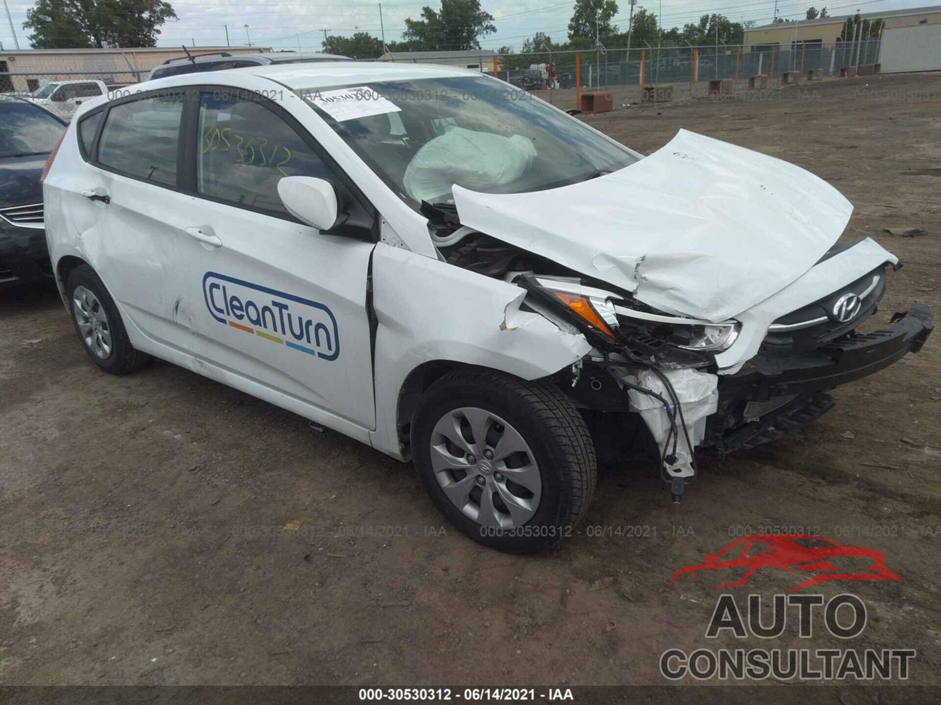HYUNDAI ACCENT 2017 - KMHCT5AE3HU319386