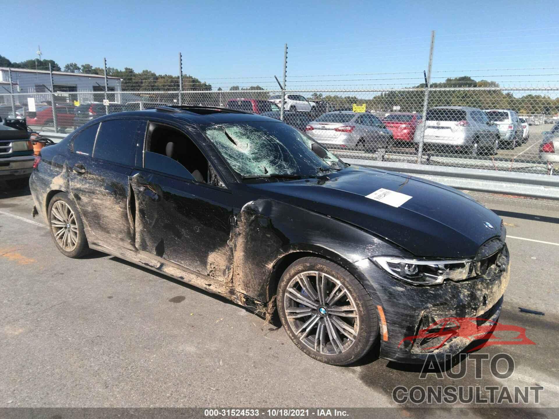 BMW 3 SERIES 2021 - 3MW5U7J01M8B49172