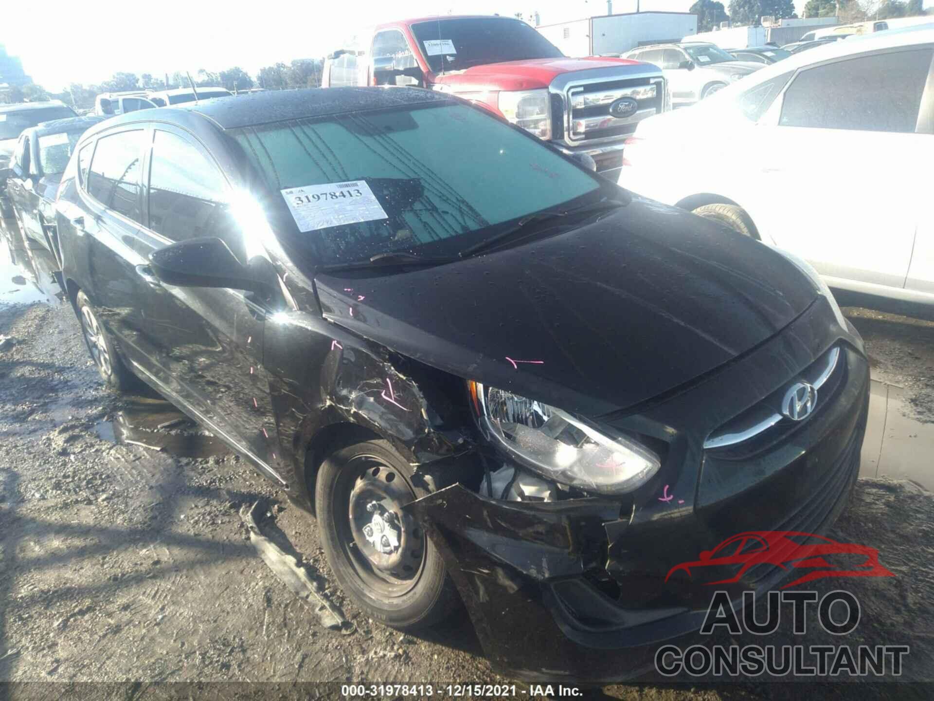 HYUNDAI ACCENT 2016 - KMHCT5AE4GU251534