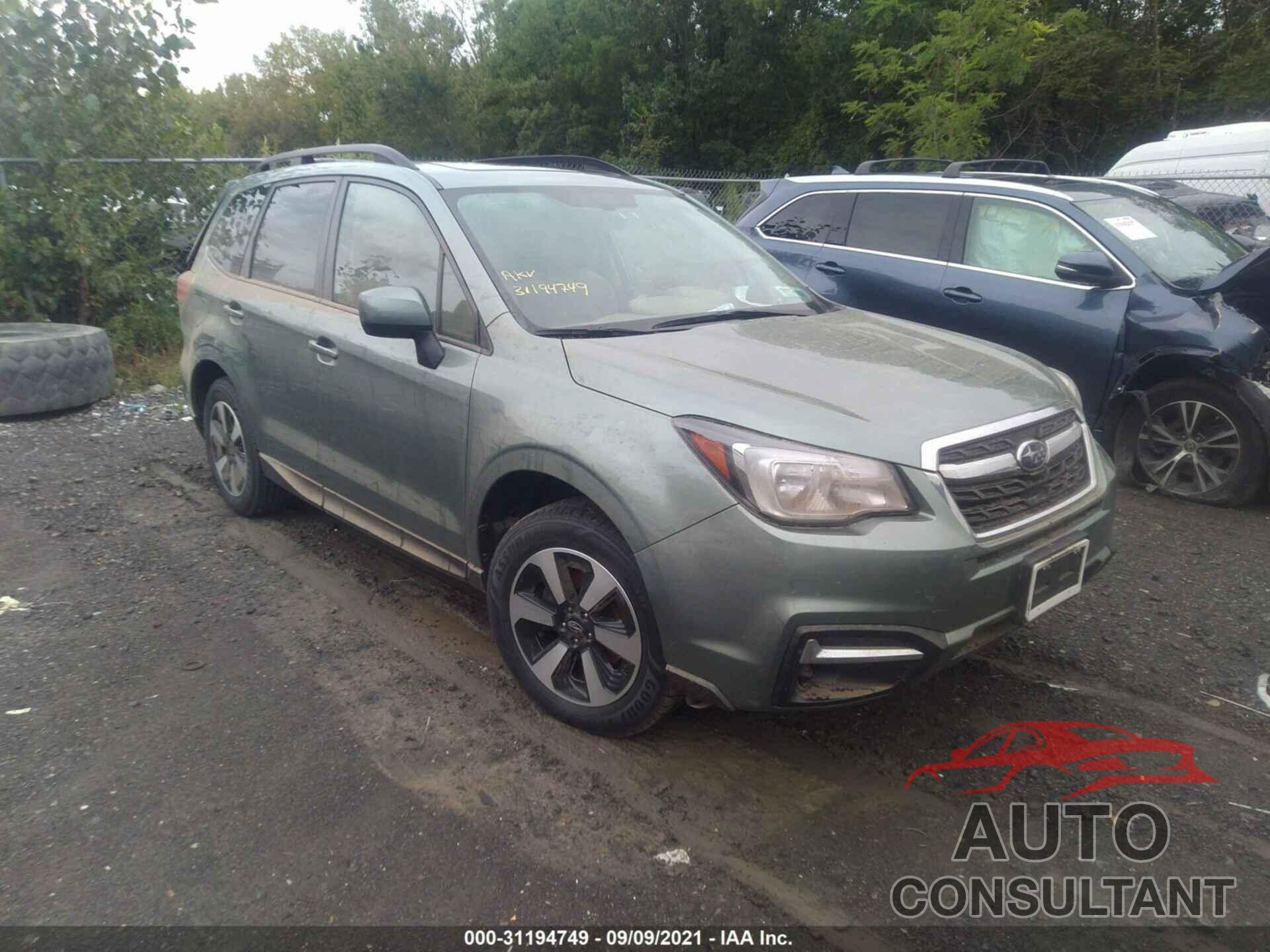 SUBARU FORESTER 2017 - JF2SJAEC5HH453706