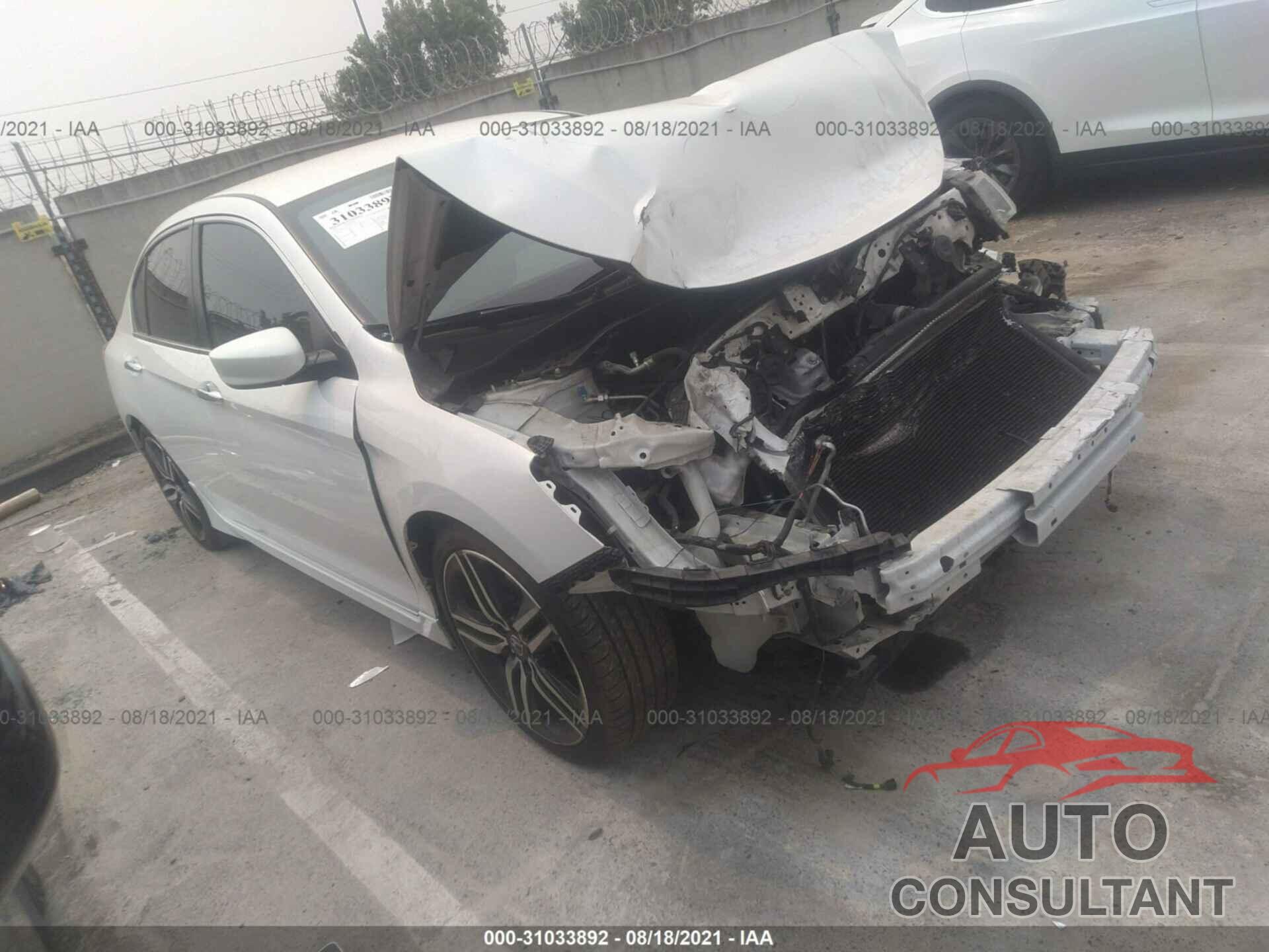 HONDA ACCORD SEDAN 2016 - 1HGCR2F56GA193522