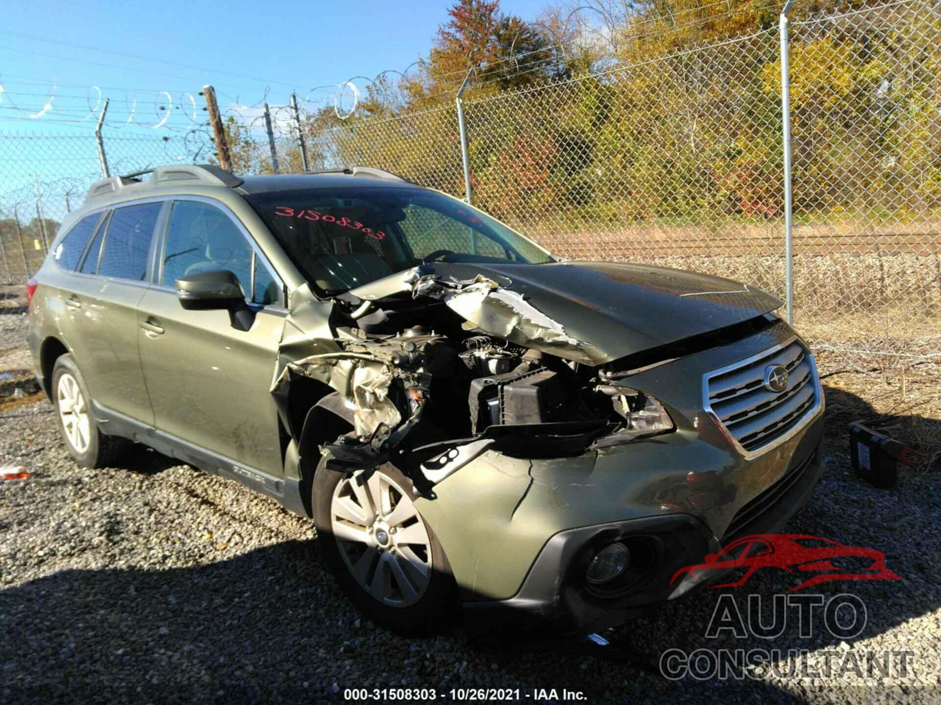 SUBARU OUTBACK 2016 - 4S4BSBFC8G3245410