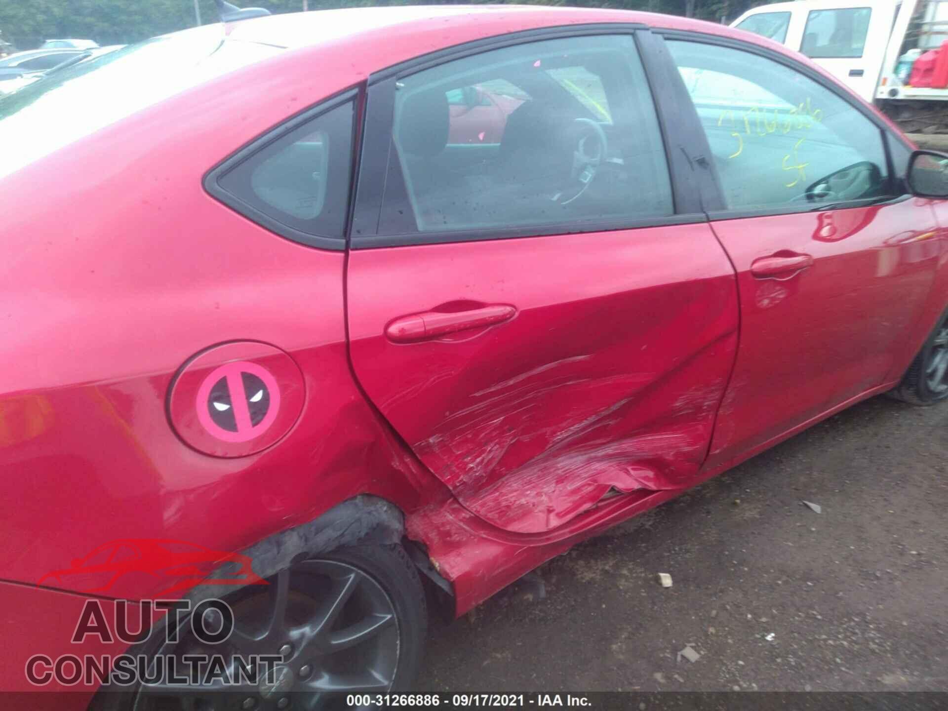 DODGE DART 2016 - 1C3CDFBB1GD516894