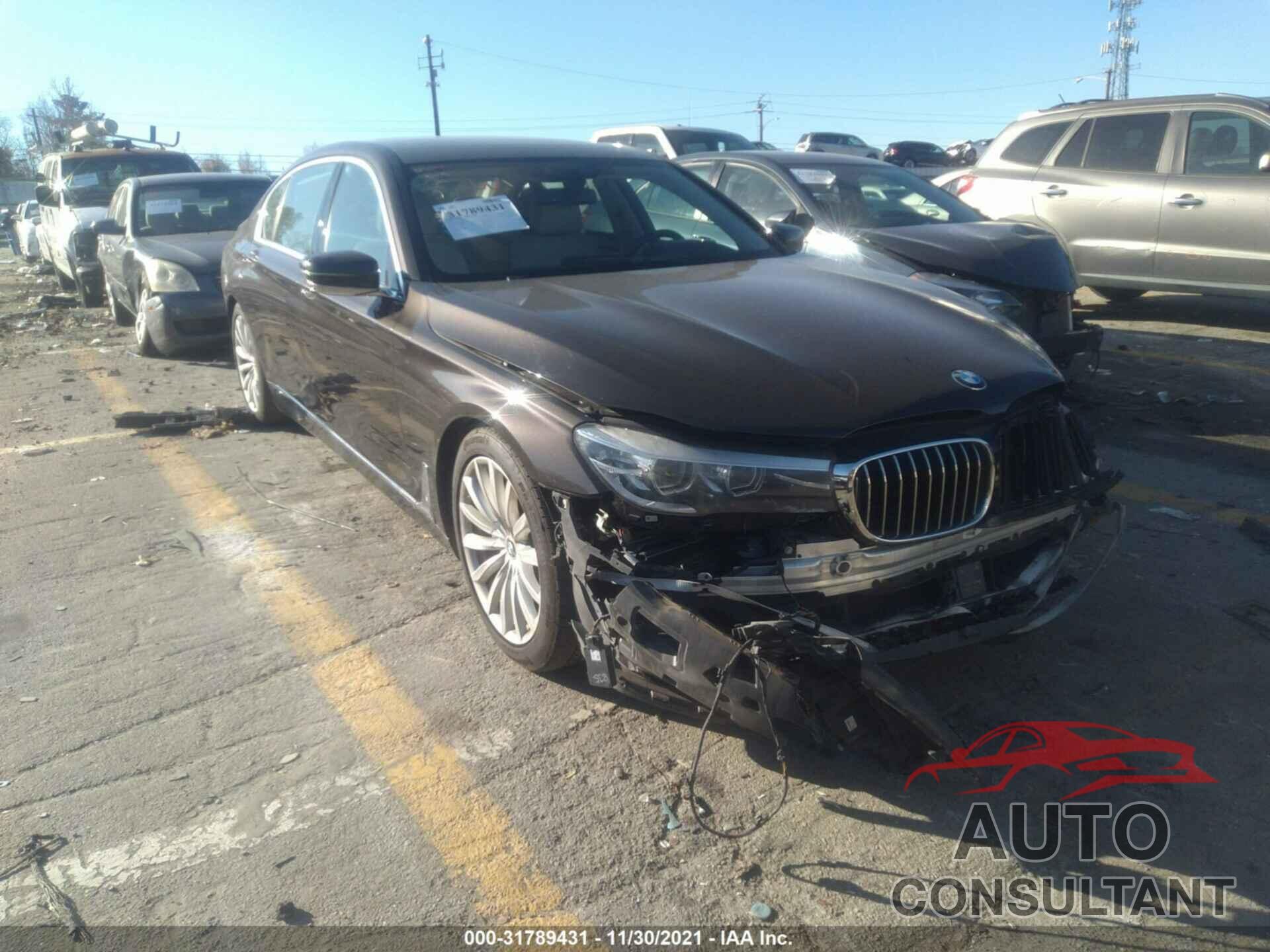 BMW 7 SERIES 2017 - WBA7E2C50HG740201