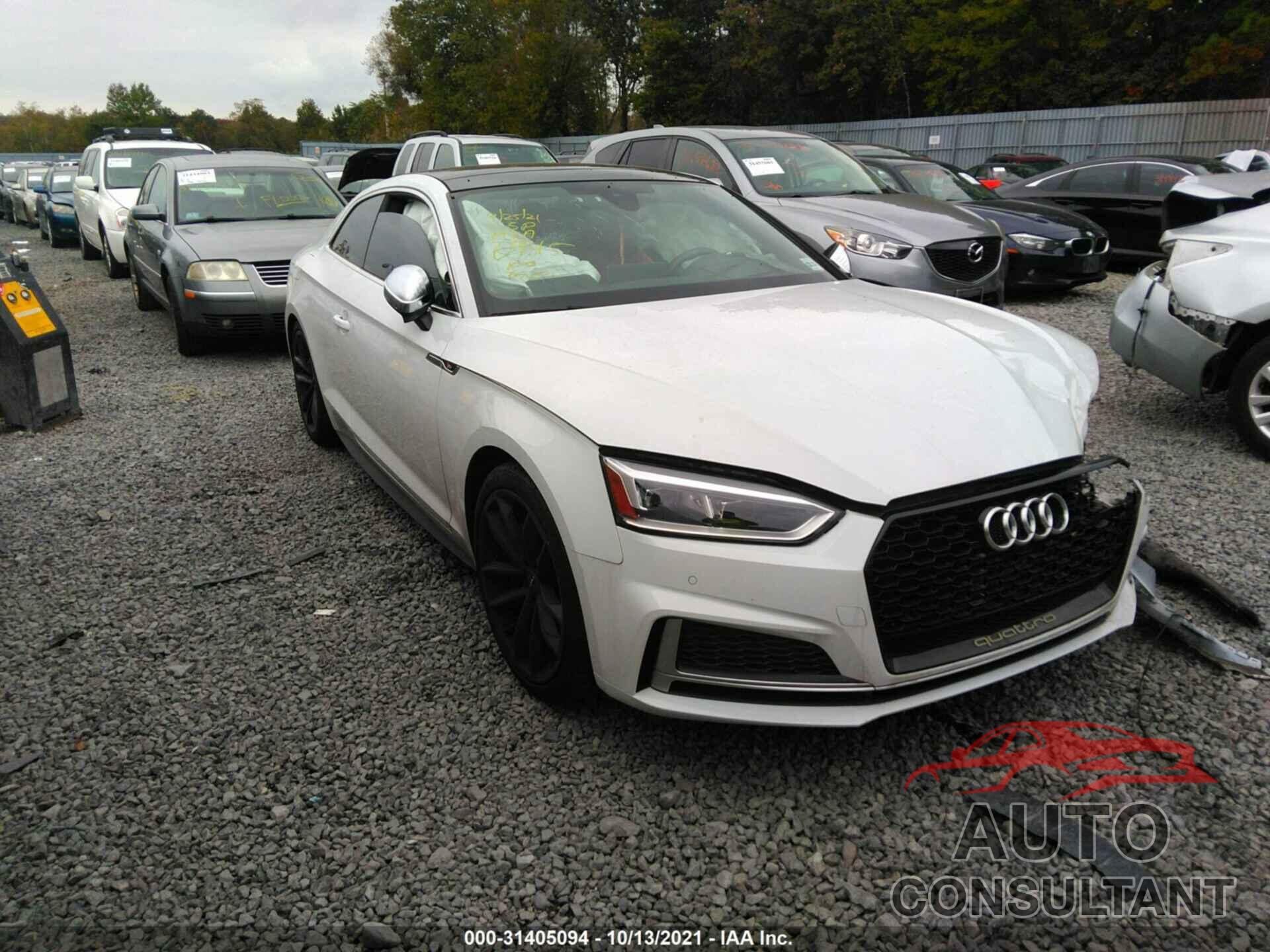 AUDI S5 COUPE 2018 - WAUP4AF54JA026945