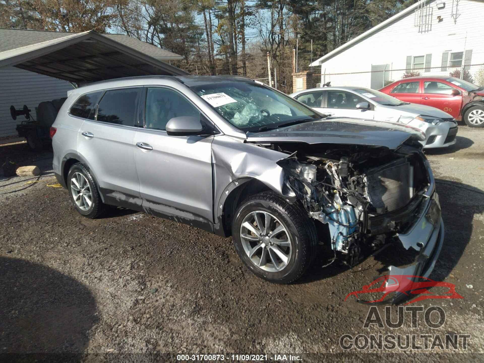HYUNDAI SANTA FE 2017 - KM8SM4HF6HU252249