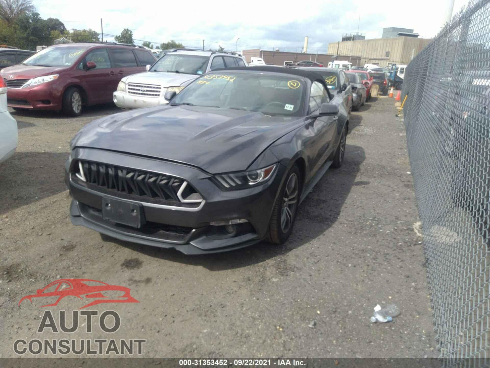 FORD MUSTANG 2017 - 1FATP8UH3H5204805