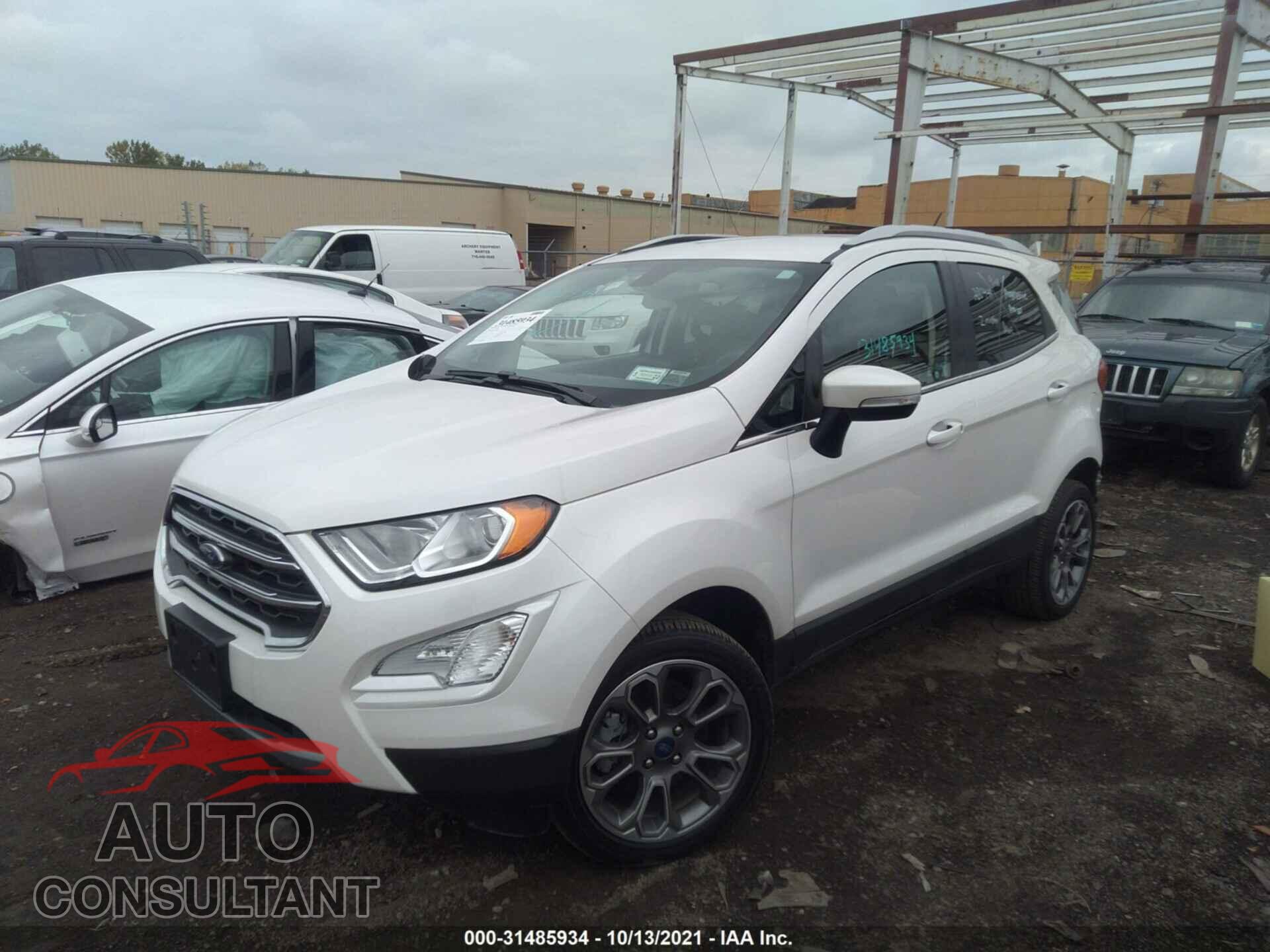 FORD ECOSPORT 2019 - MAJ6S3KL9KC288752