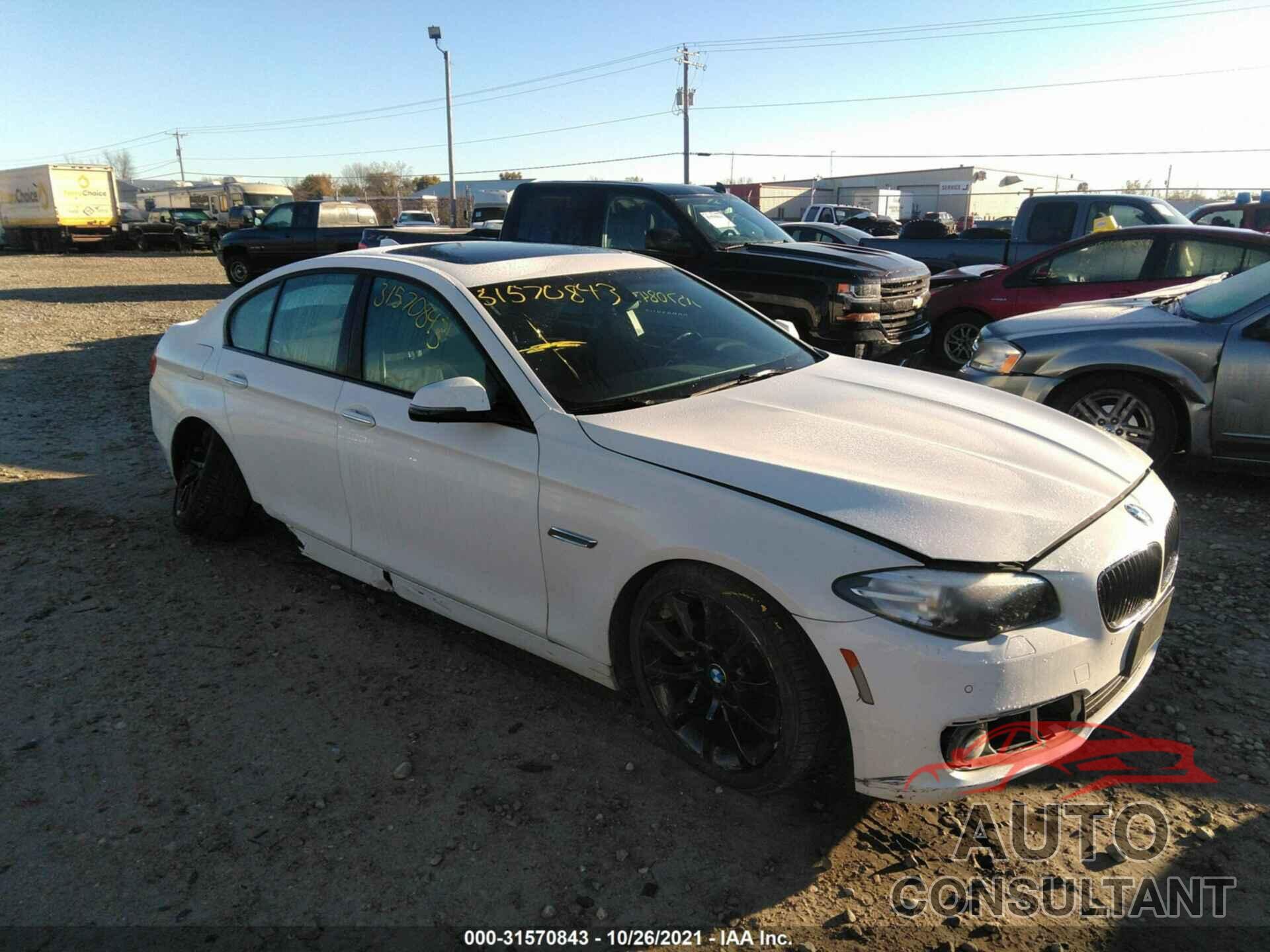 BMW 5 SERIES 2016 - WBA5A7C51GG145789