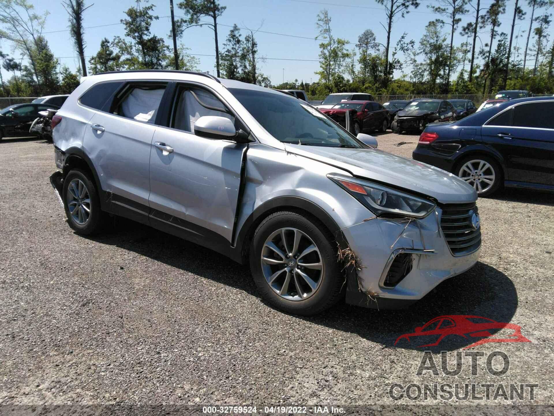HYUNDAI SANTA FE 2017 - KM8SM4HF5HU186888