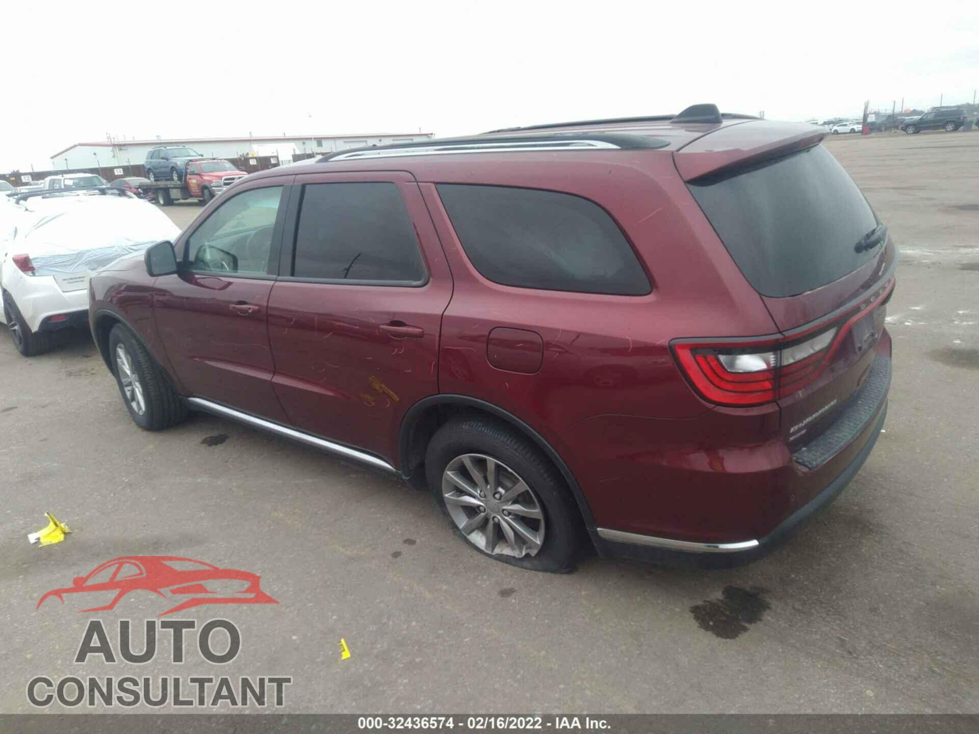 DODGE DURANGO 2017 - 1C4RDJAG9HC681217