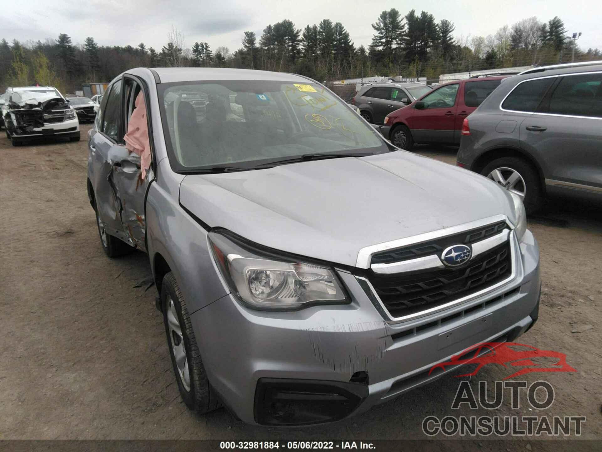 SUBARU FORESTER 2018 - JF2SJAAC8JG435556