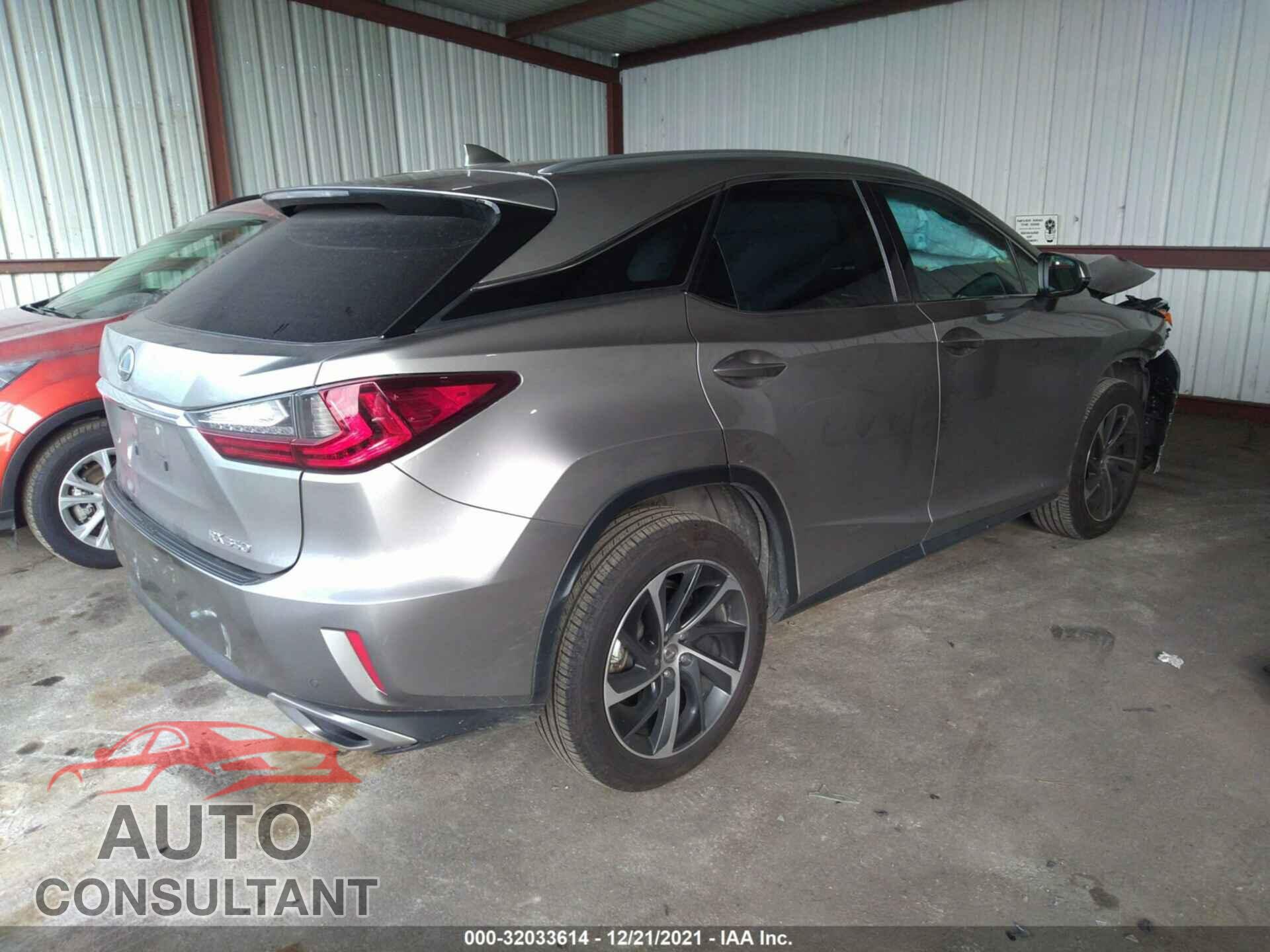 LEXUS RX 2017 - 2T2ZZMCA7HC076000