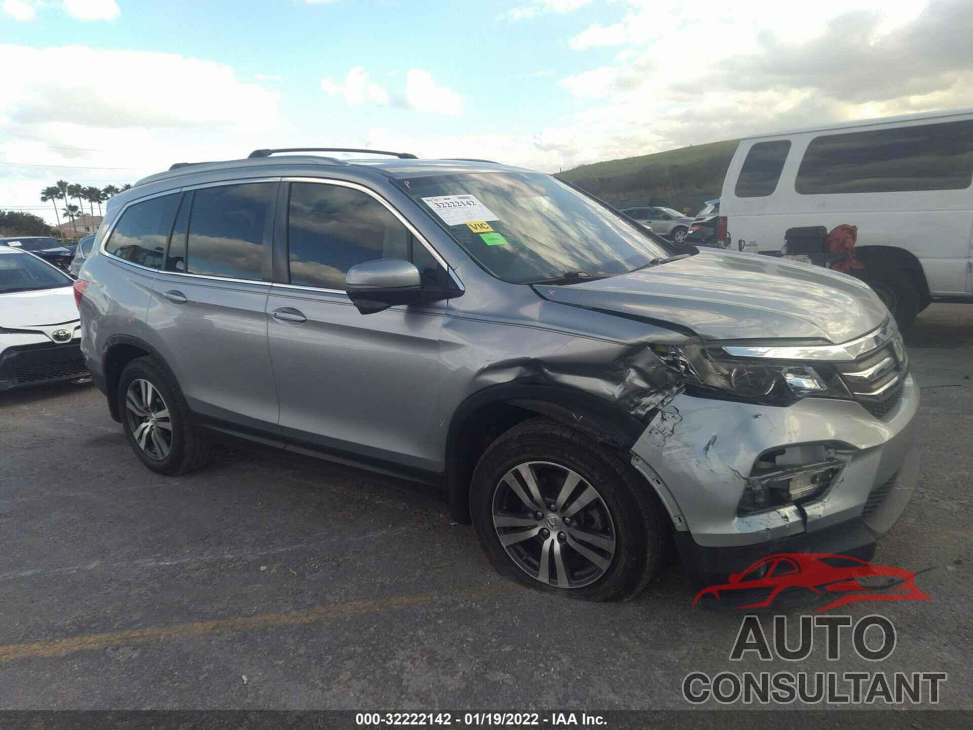 HONDA PILOT 2016 - 5FNYF5H44GB026845
