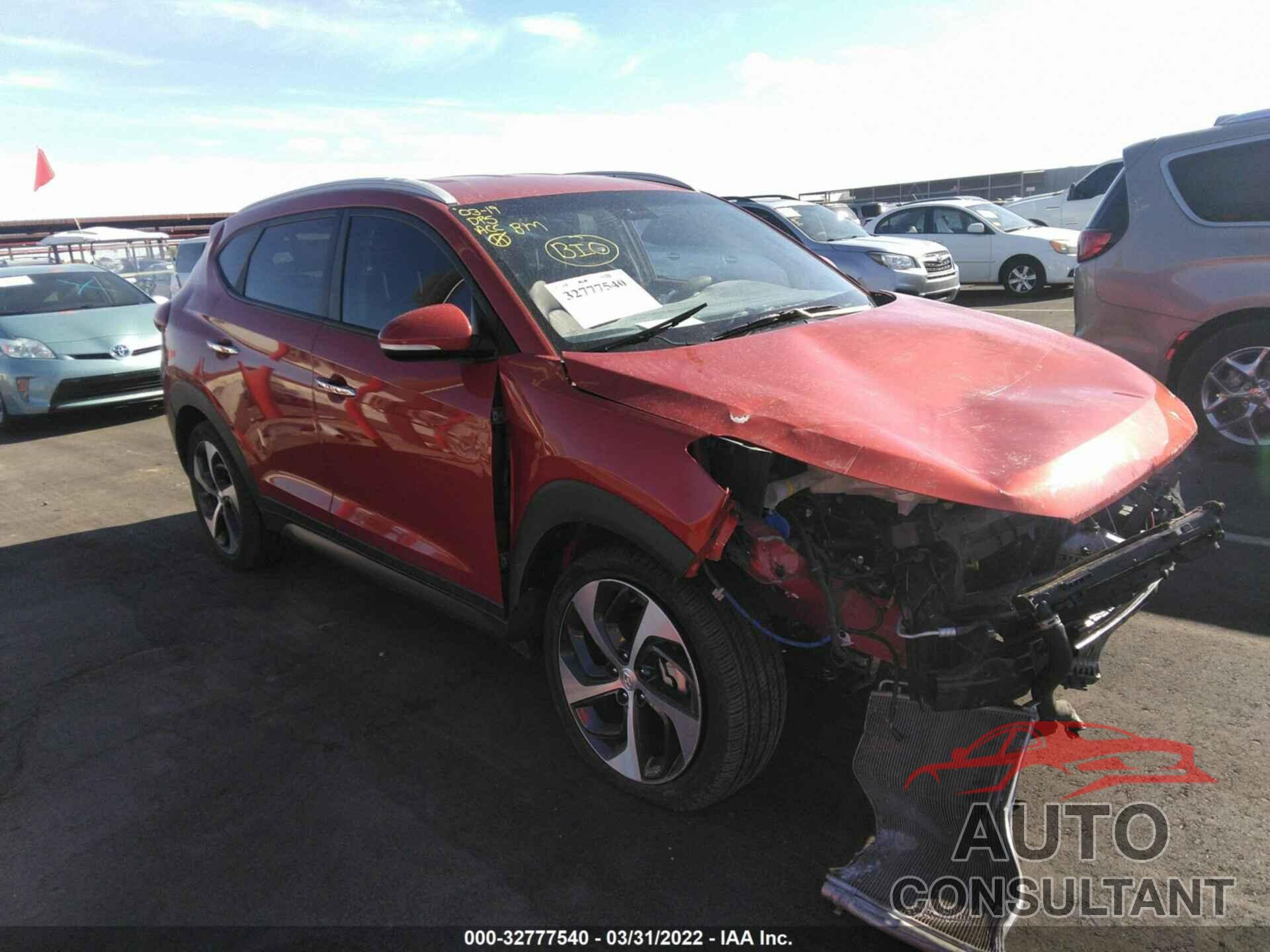 HYUNDAI TUCSON 2016 - KM8J33A22GU186636