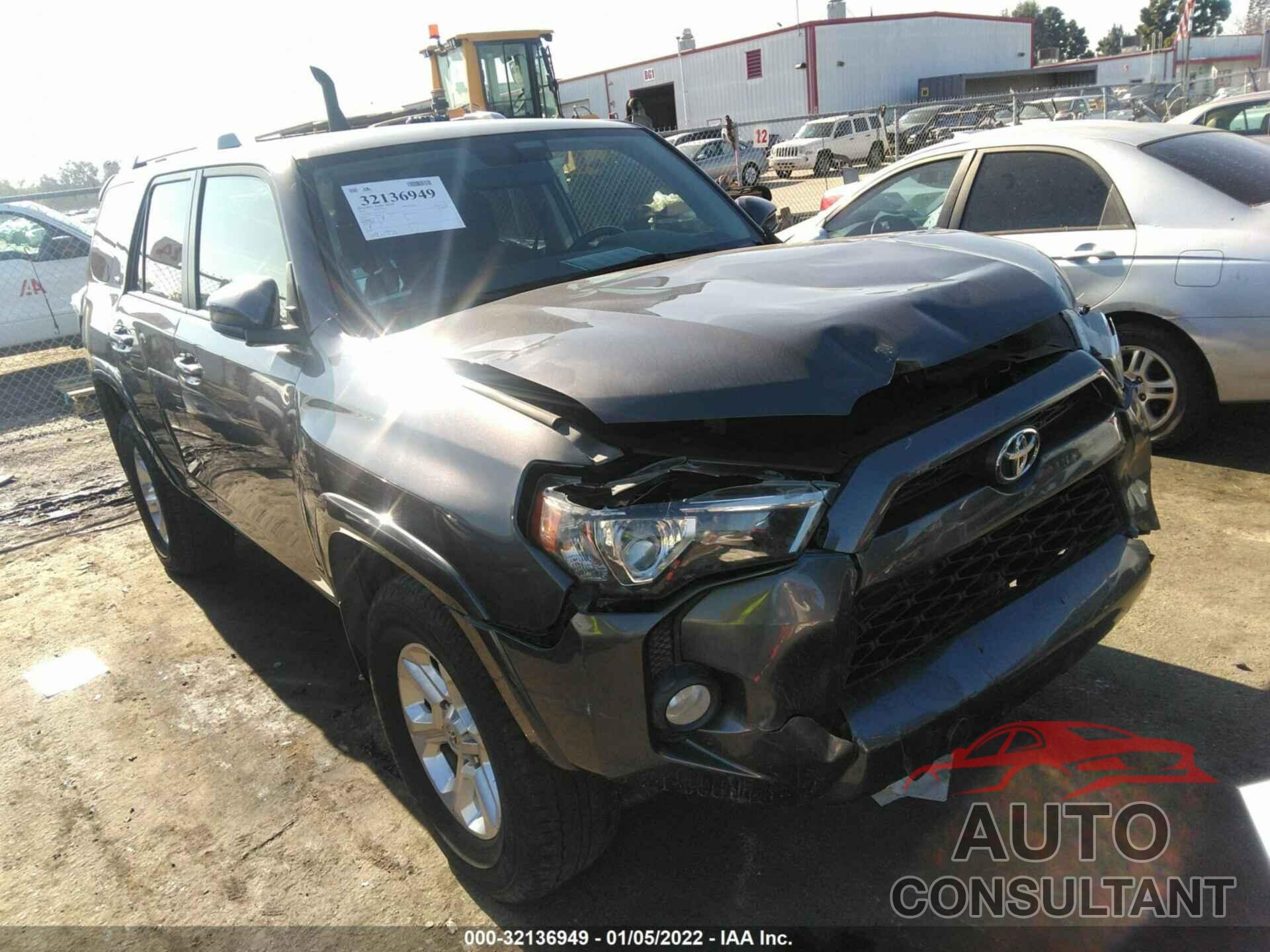 TOYOTA 4RUNNER 2018 - JTEZU5JR1J5177601