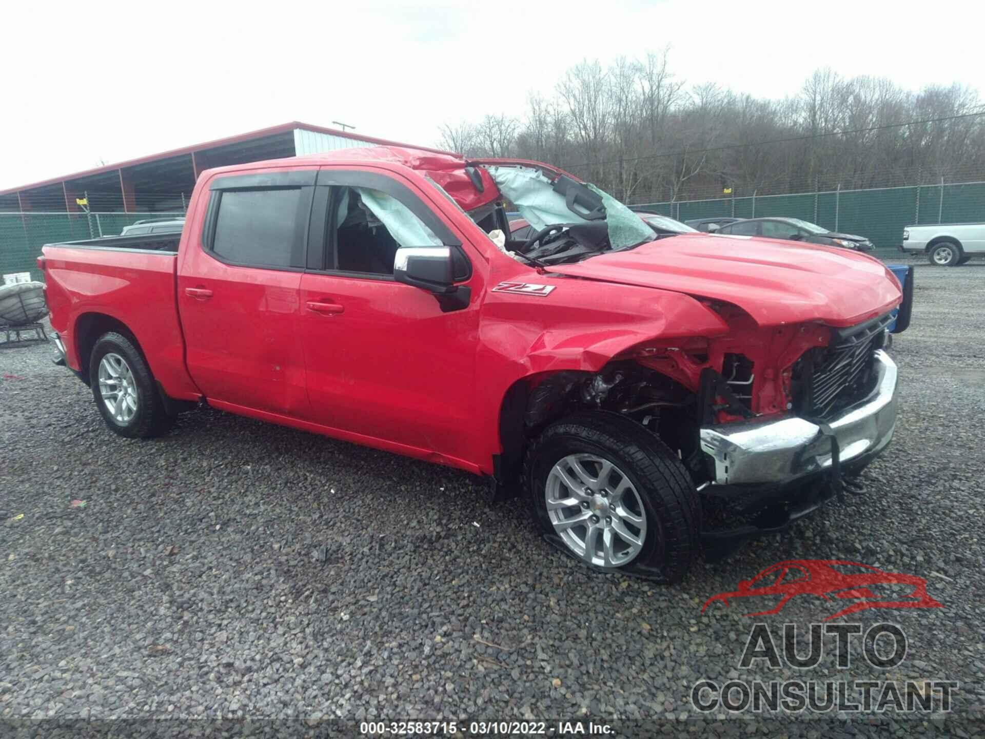 CHEVROLET SILVERADO 1500 2021 - 1GCUYDED7MZ443311