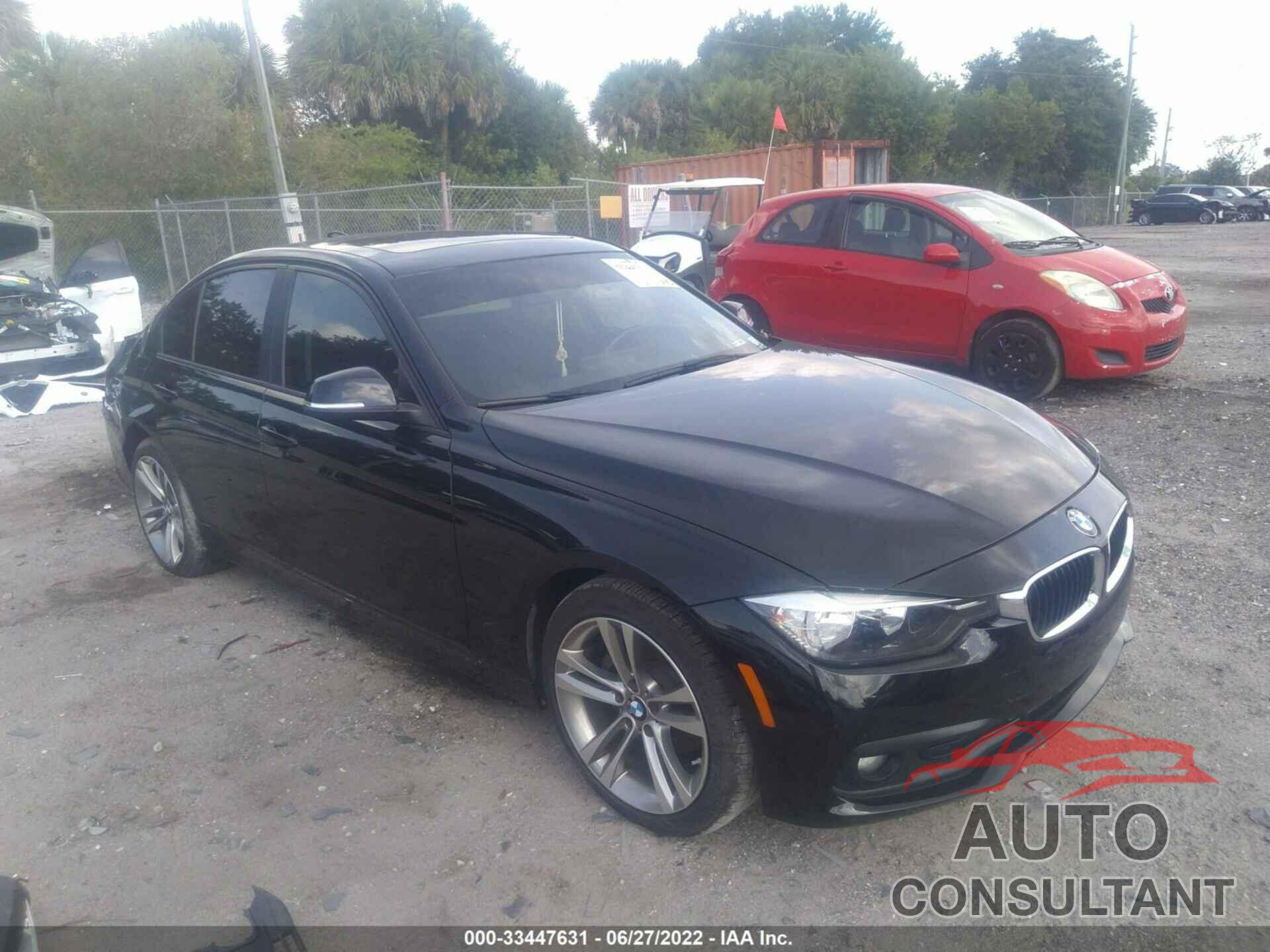 BMW 3 SERIES 2016 - WBA8A9C59GK618828