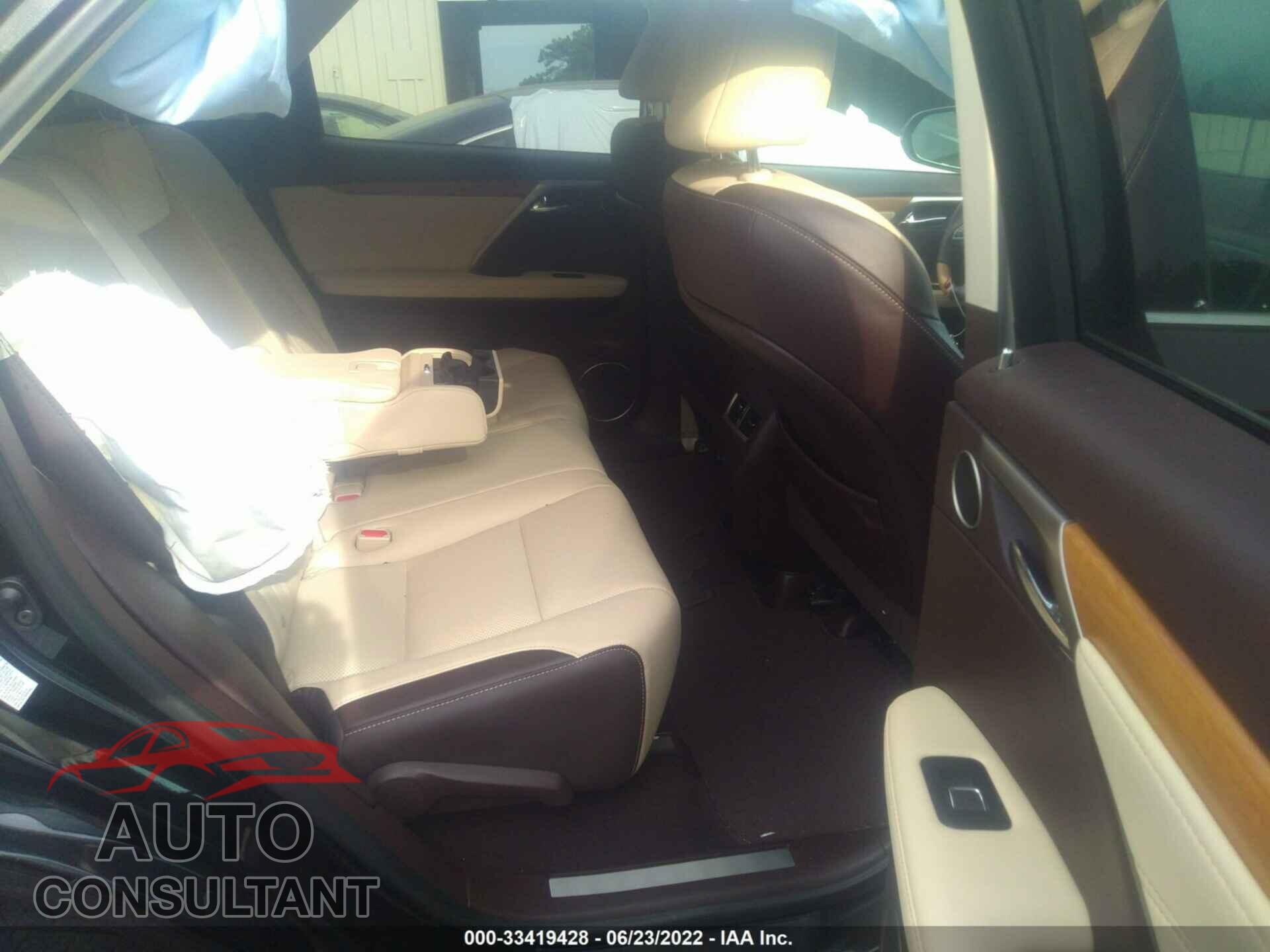 LEXUS RX 2017 - 2T2ZZMCA3HC072168