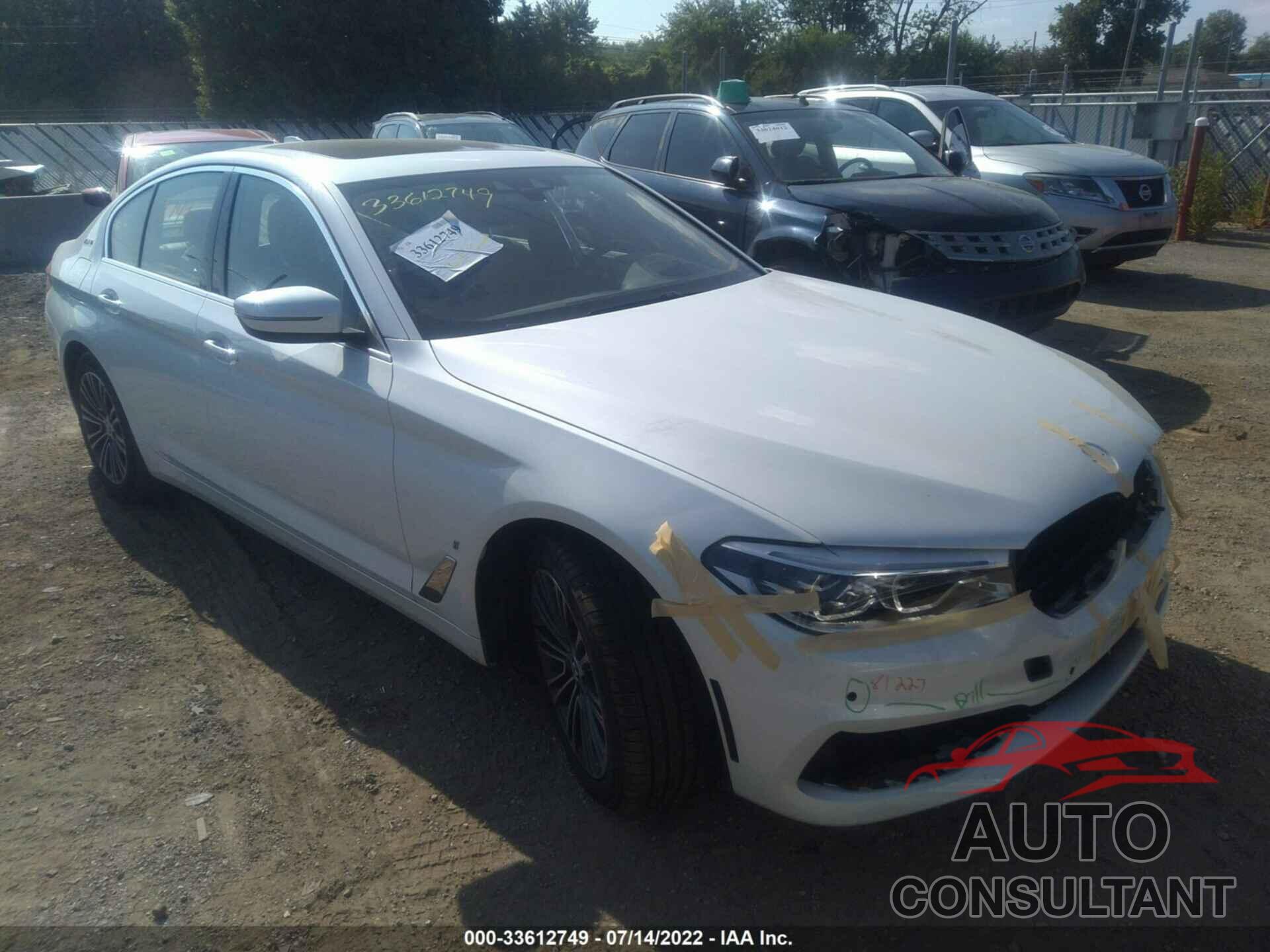 BMW 5 SERIES 2019 - WBAJB1C50KB376293