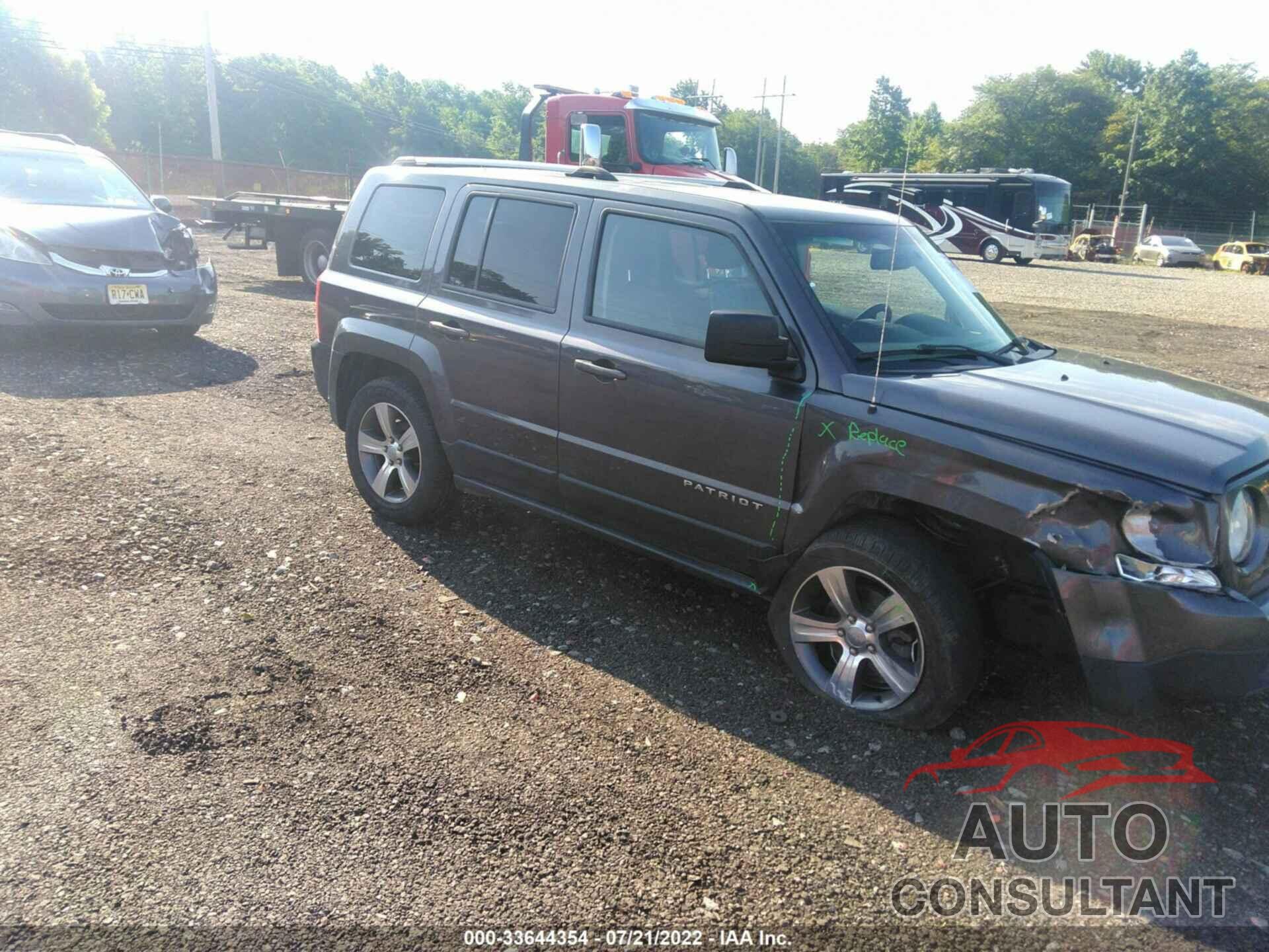 JEEP PATRIOT 2017 - 1C4NJRFB0HD152414