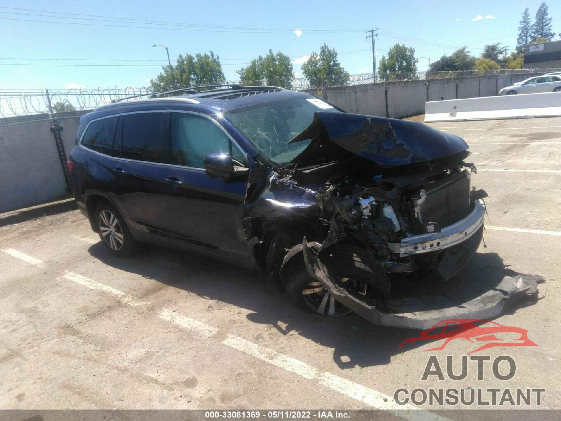 HONDA PILOT 2016 - 5FNYF6H58GB050094