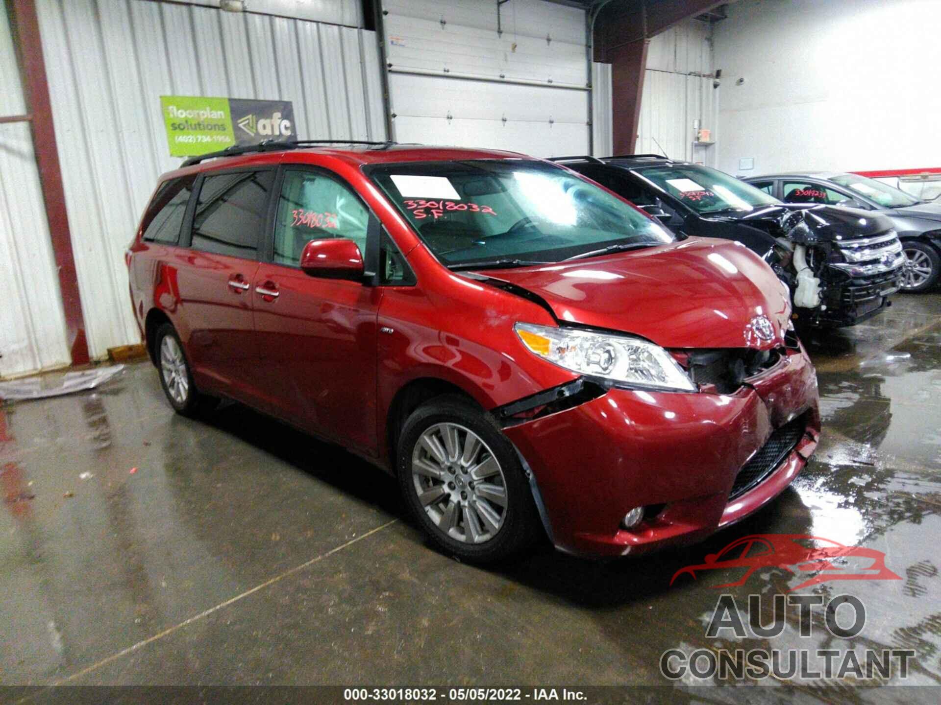 TOYOTA SIENNA 2017 - 5TDDZ3DC8HS186649