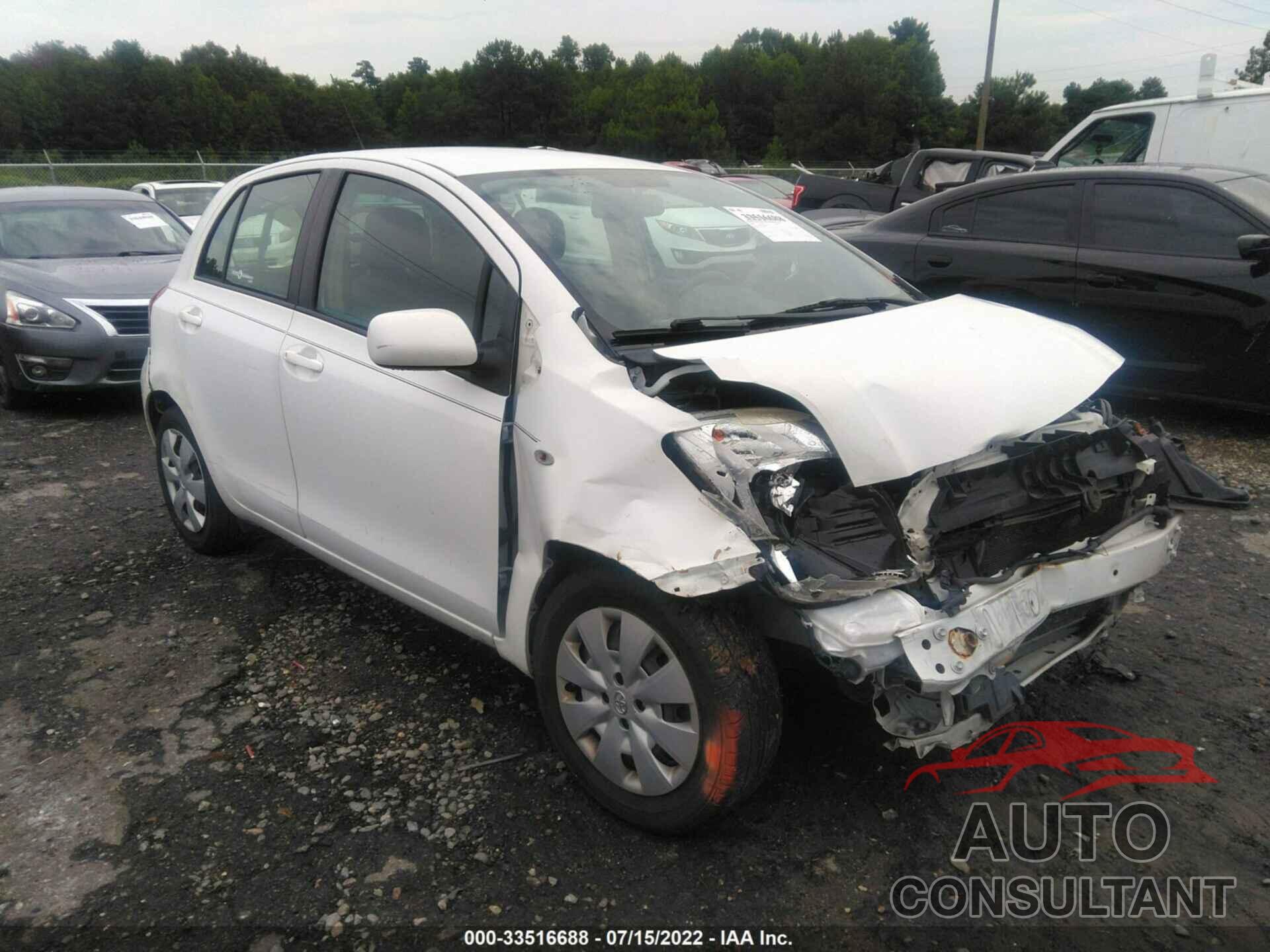 TOYOTA YARIS 2010 - JTDKT4K32A5308239