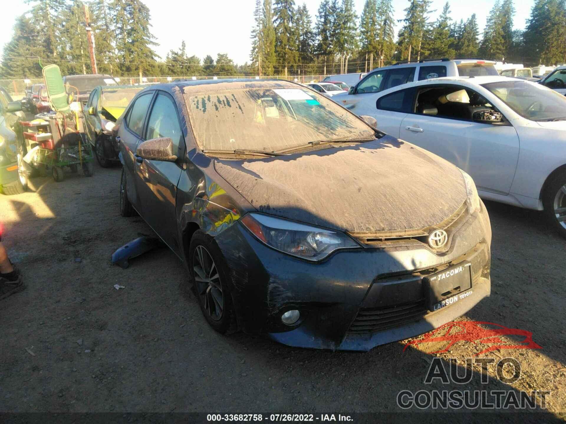 TOYOTA COROLLA 2016 - 2T1BURHE4GC526164