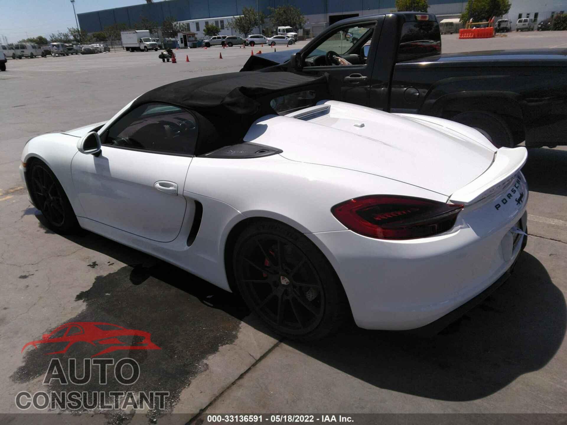 PORSCHE BOXSTER 2016 - WP0CC2A86GS152271