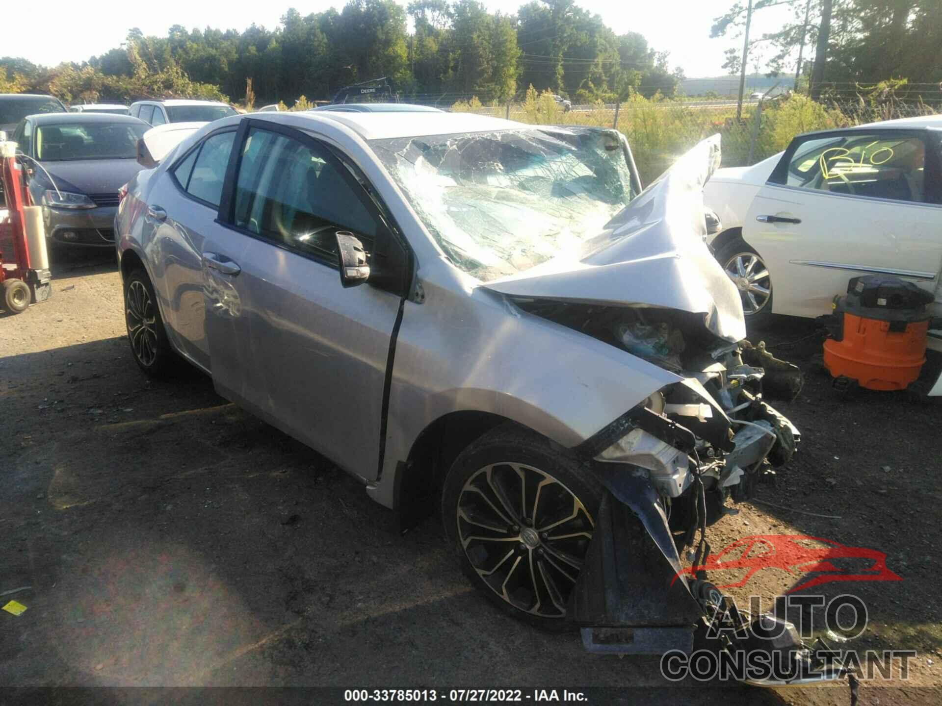 TOYOTA COROLLA 2016 - 2T1BURHE2GC537969