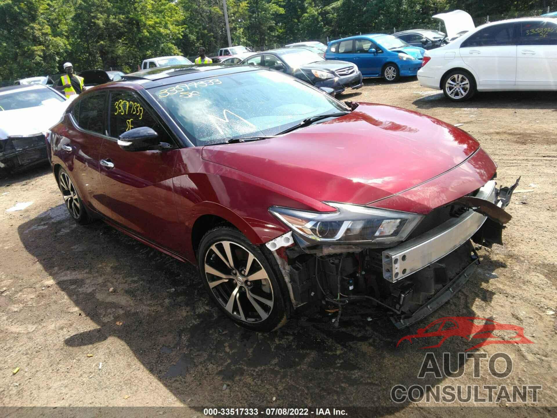 NISSAN MAXIMA 2018 - 1N4AA6AP8JC386639