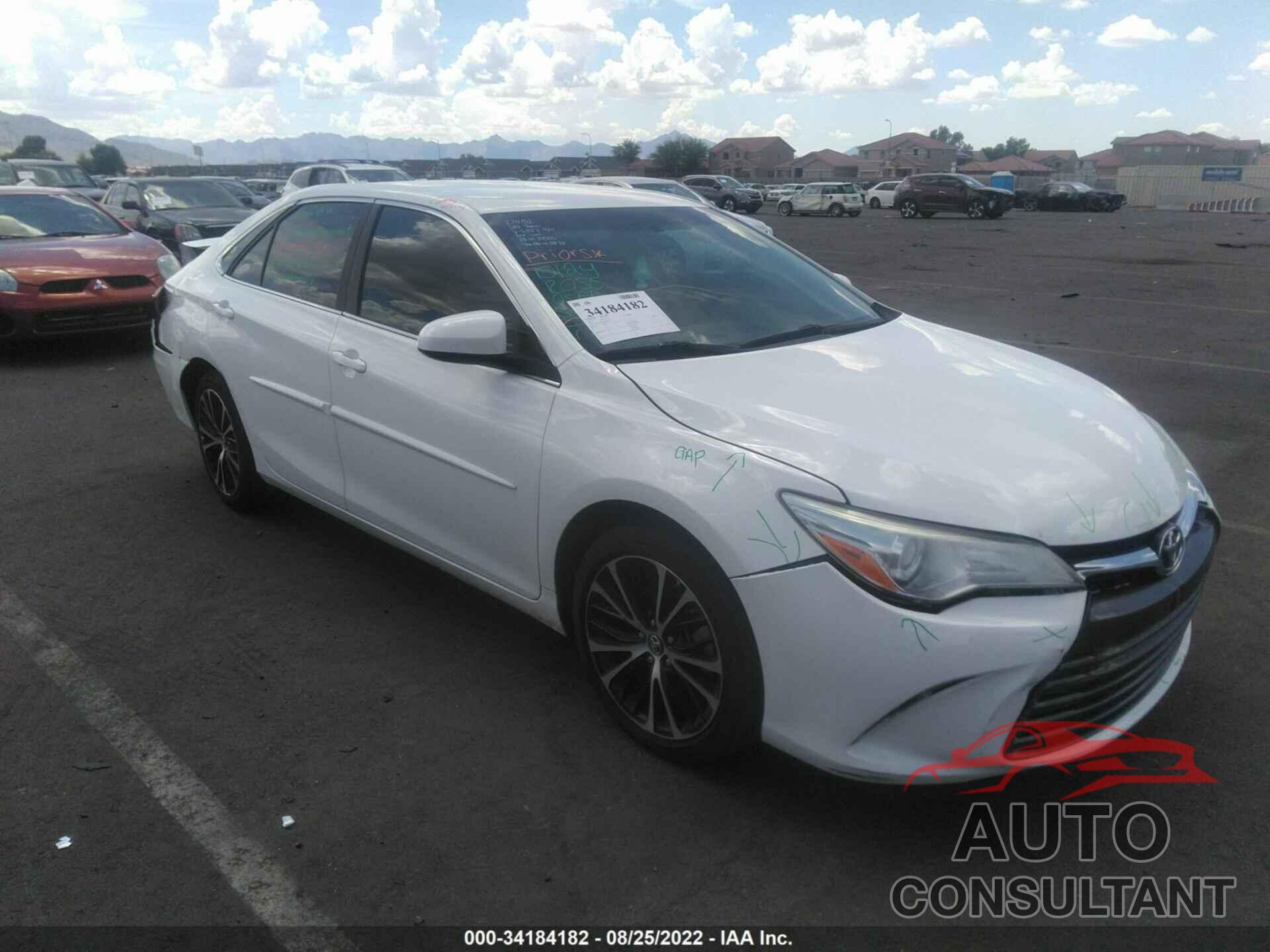 TOYOTA CAMRY 2016 - 4T4BF1FK0GR539311