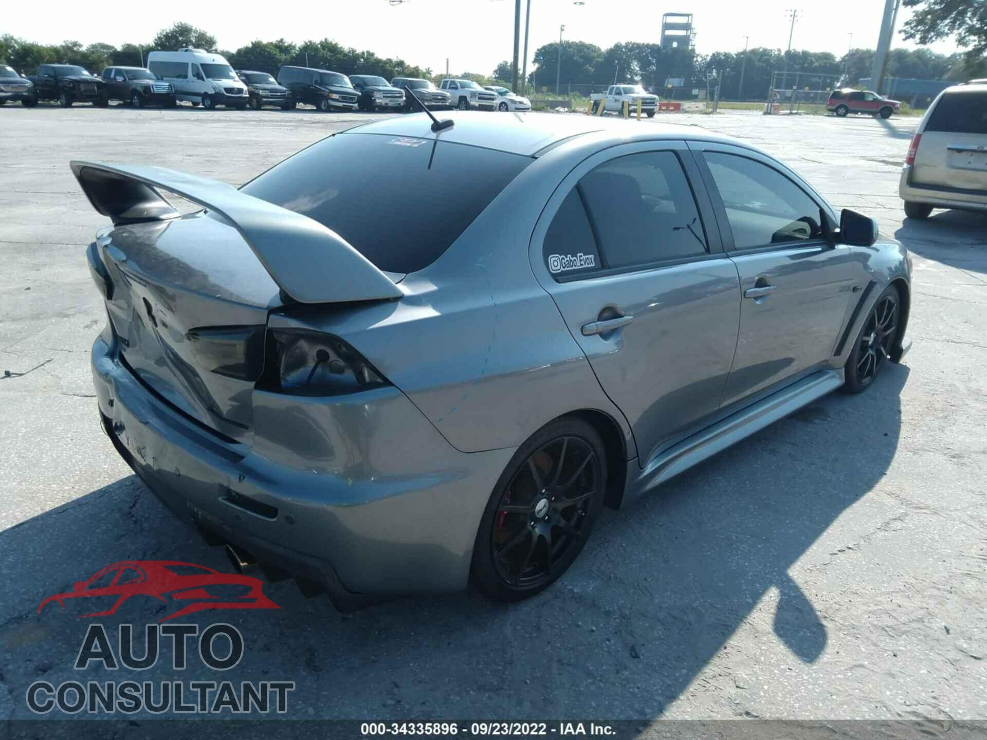 MITSUBISHI LANCER EVOLUTION 2014 - JA32W8FV3EU002459
