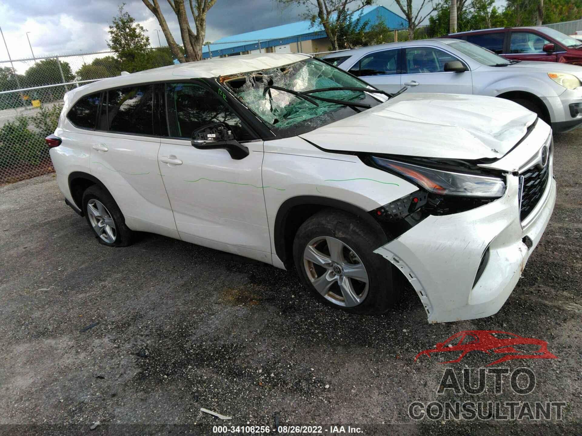 TOYOTA HIGHLANDER 2021 - 5TDCZRAHXMS043906
