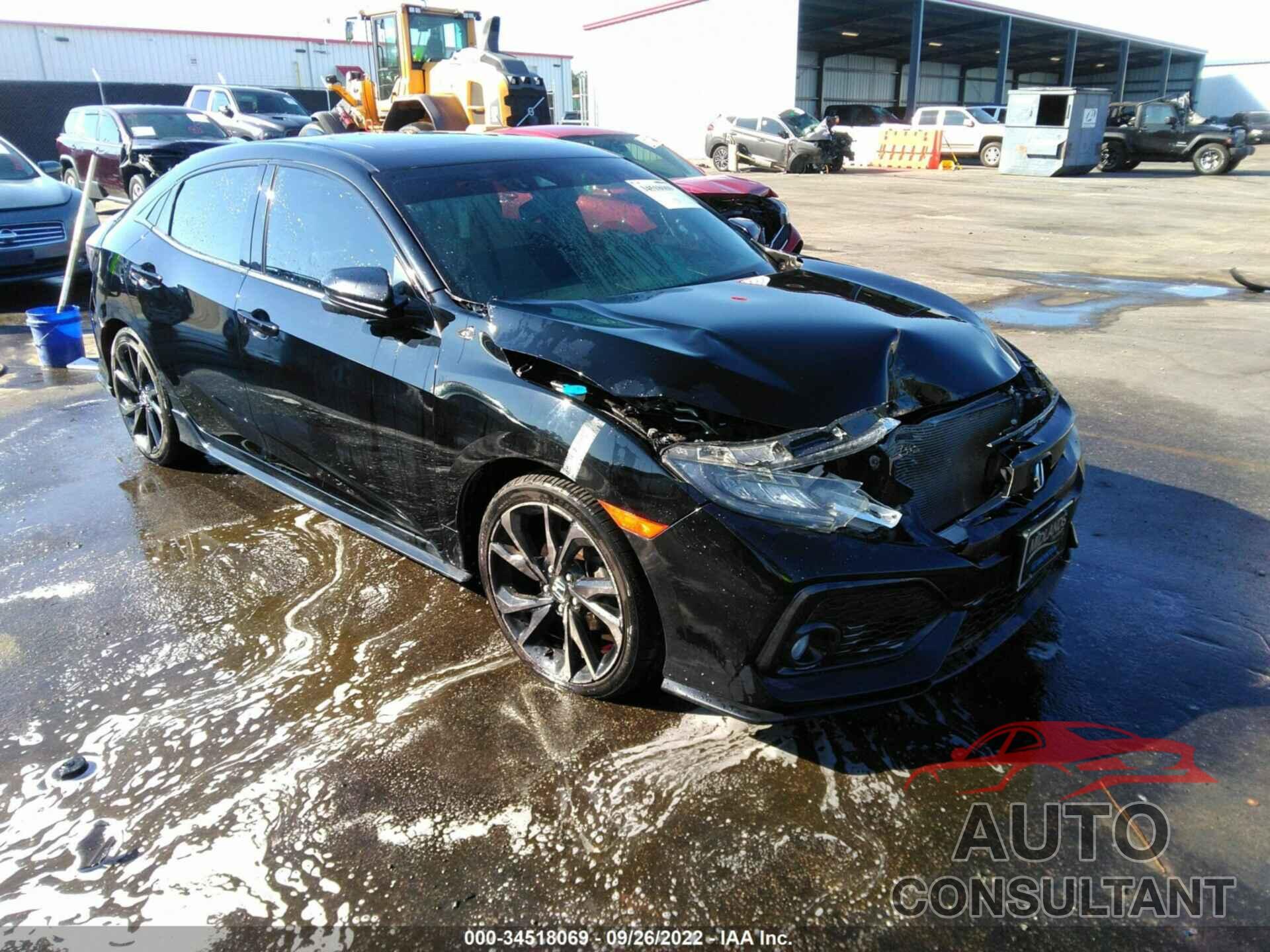 HONDA CIVIC HATCHBACK 2017 - SHHFK7H90HU421535
