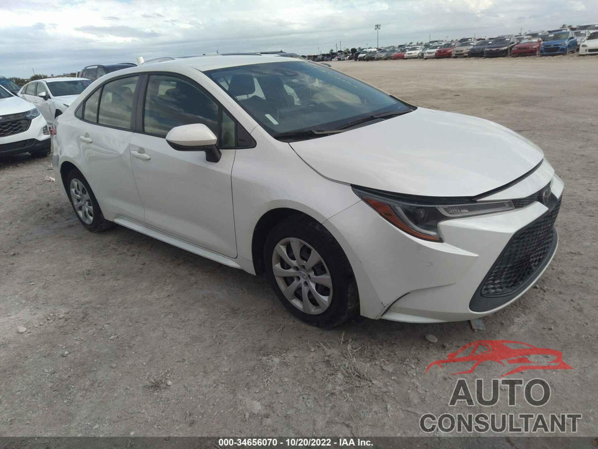 TOYOTA COROLLA 2020 - JTDEPRAE6LJ039075