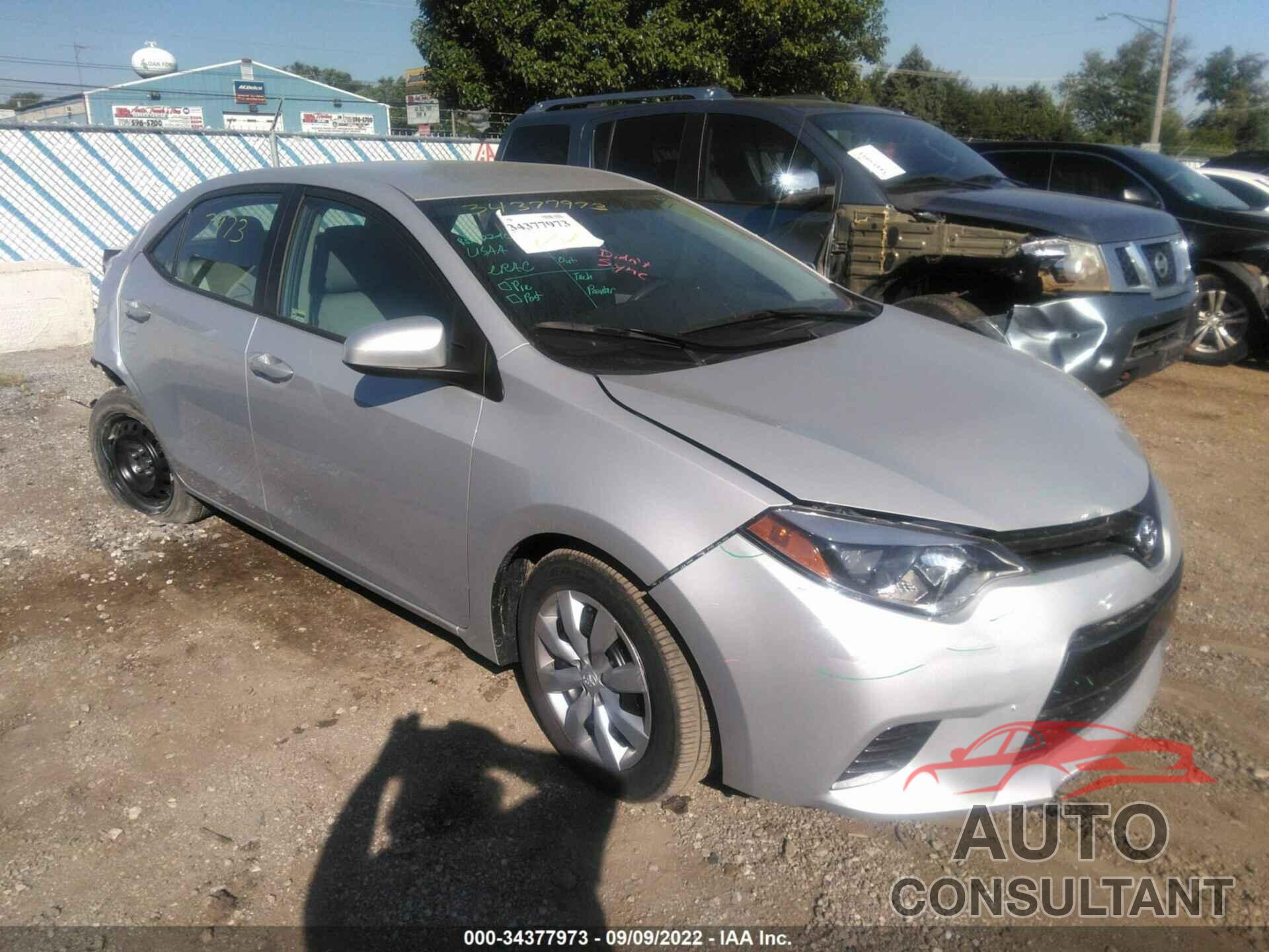 TOYOTA COROLLA 2016 - 2T1BURHE4GC643985