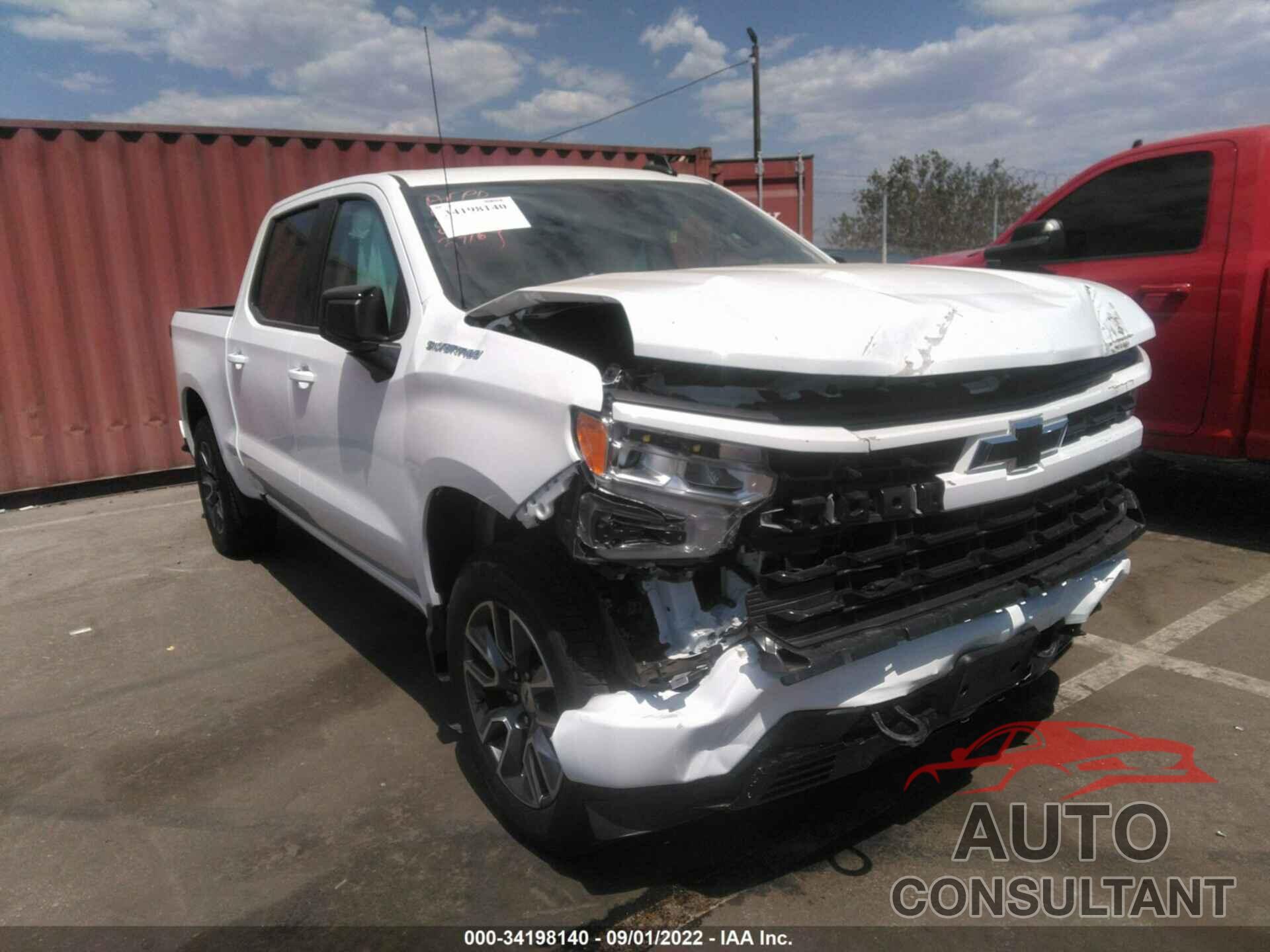 CHEVROLET SILVERADO 1500 2022 - 3GCPADET4NG582810