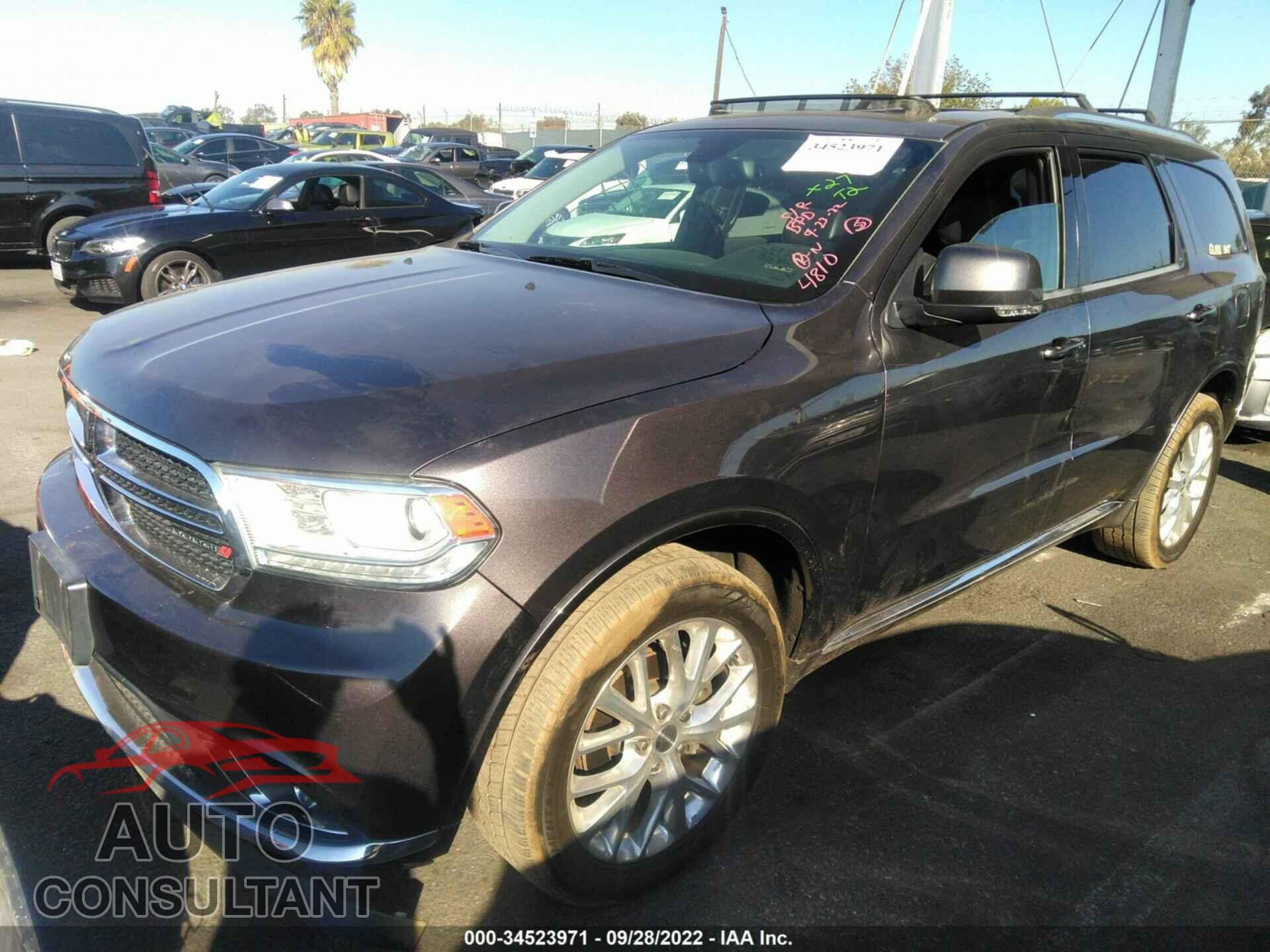 DODGE DURANGO 2016 - 1C4RDJDG3GC424810