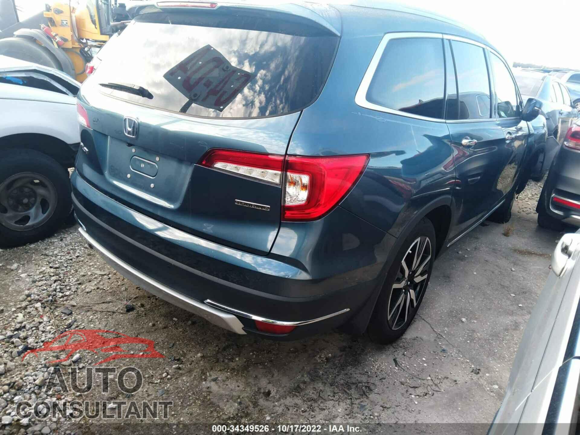 HONDA PILOT 2019 - 5FNYF5H61KB015523