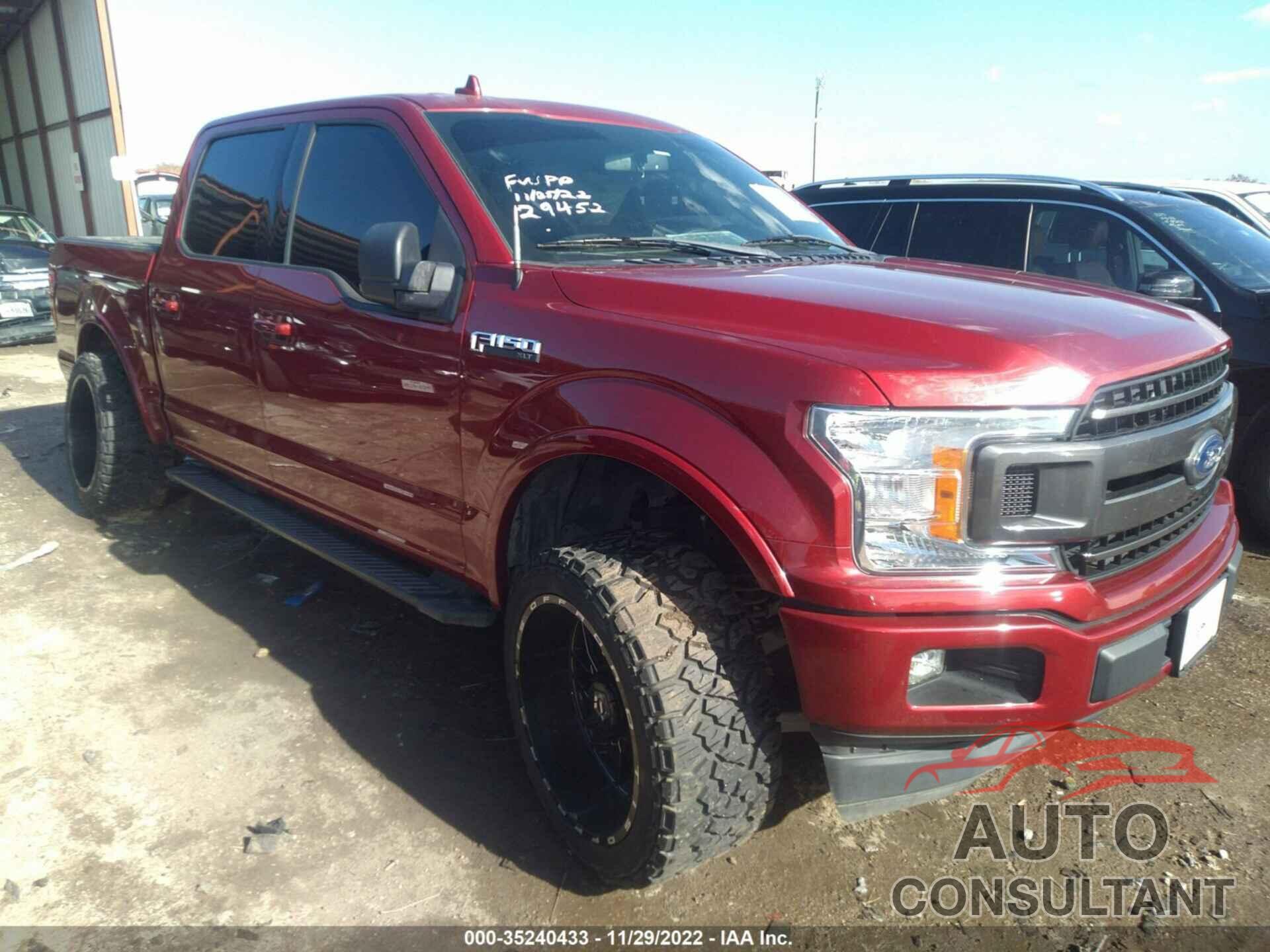 FORD F-150 2018 - 1FTEW1C55JKD91847