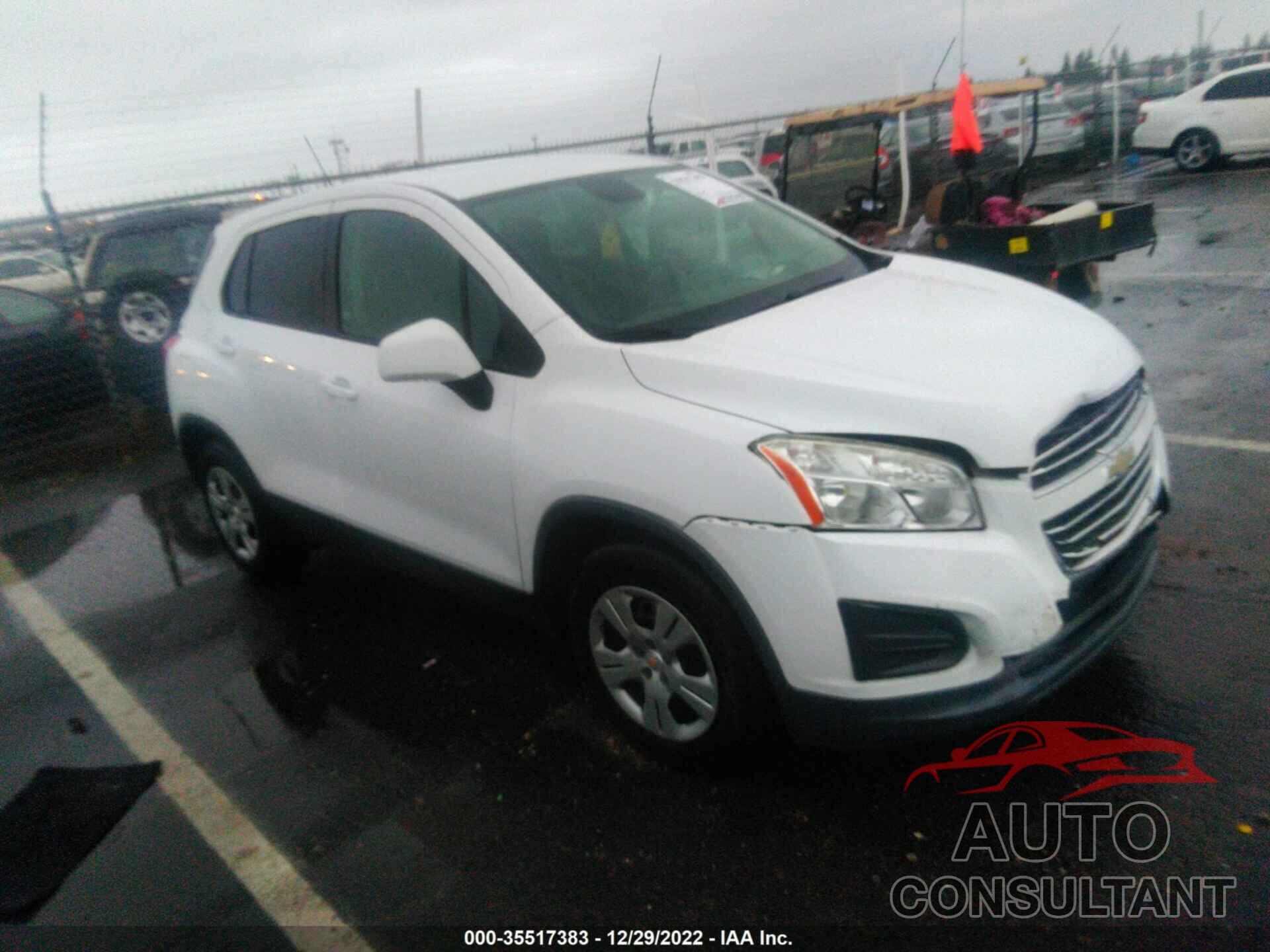 CHEVROLET TRAX 2016 - 3GNCJKSB5GL256045