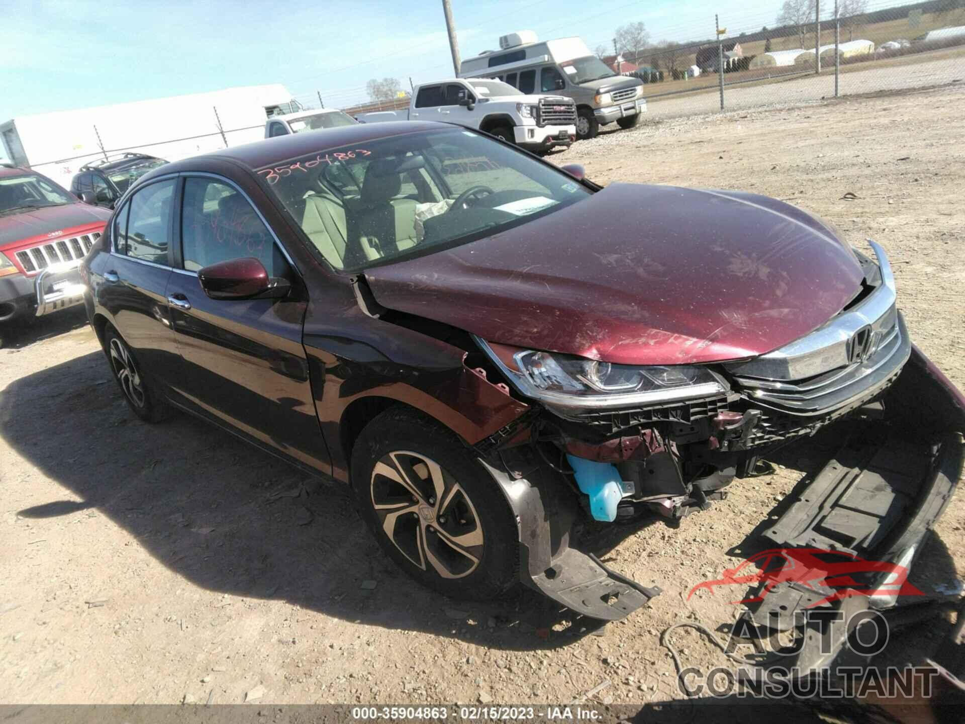 HONDA ACCORD SEDAN 2016 - 1HGCR2F38GA144031